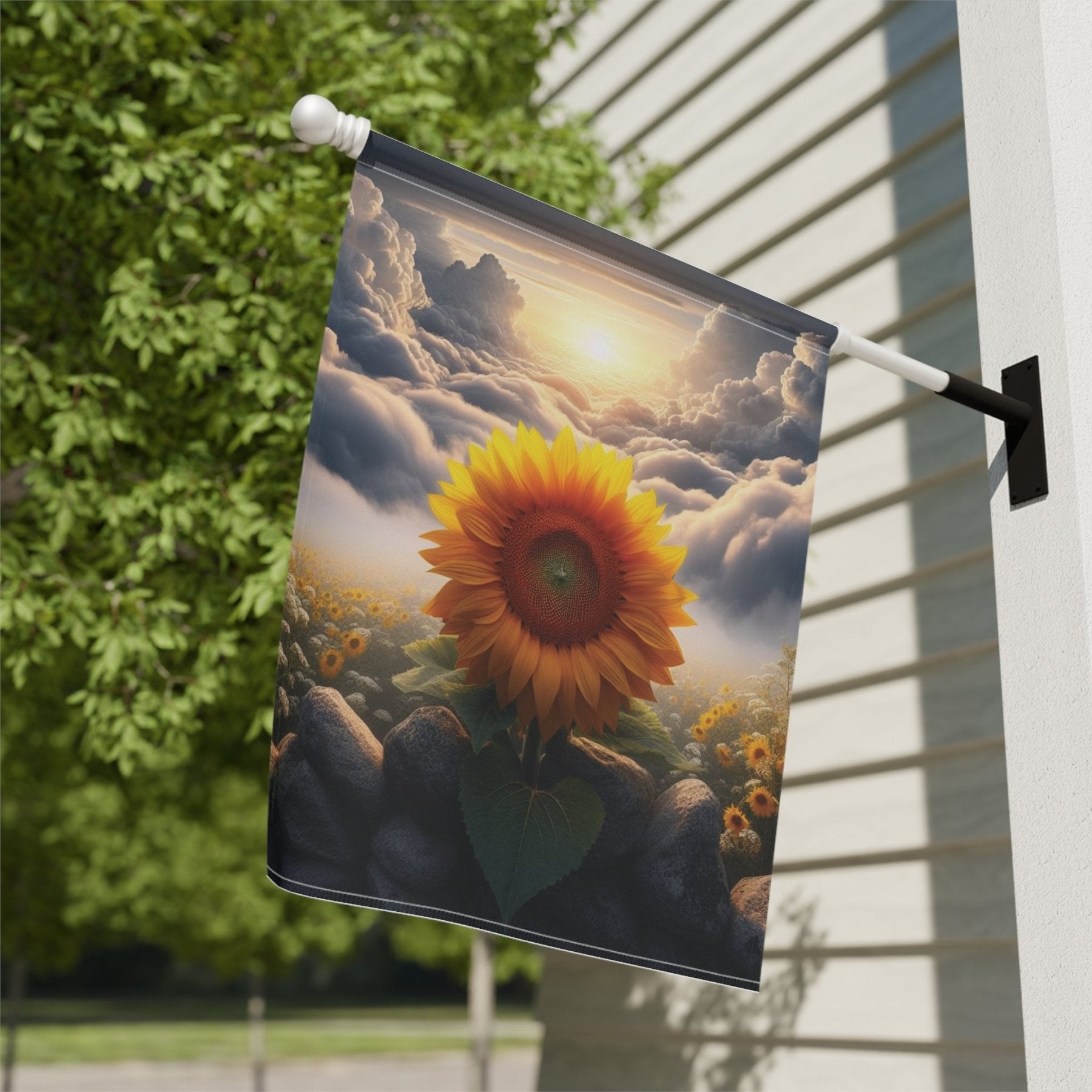 Garden Flag, Lawn Flag, House Flag, Home Flag, Sunflower [11] - Janlyn's Crafts