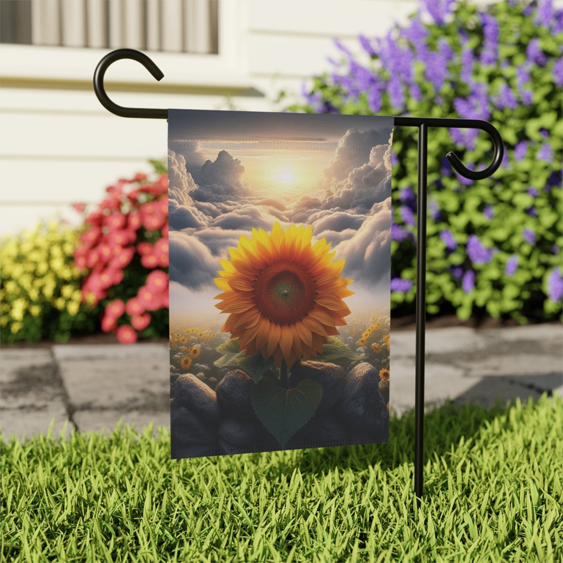 Garden Flag, Lawn Flag, House Flag, Home Flag, Sunflower [11] - Janlyn's Crafts