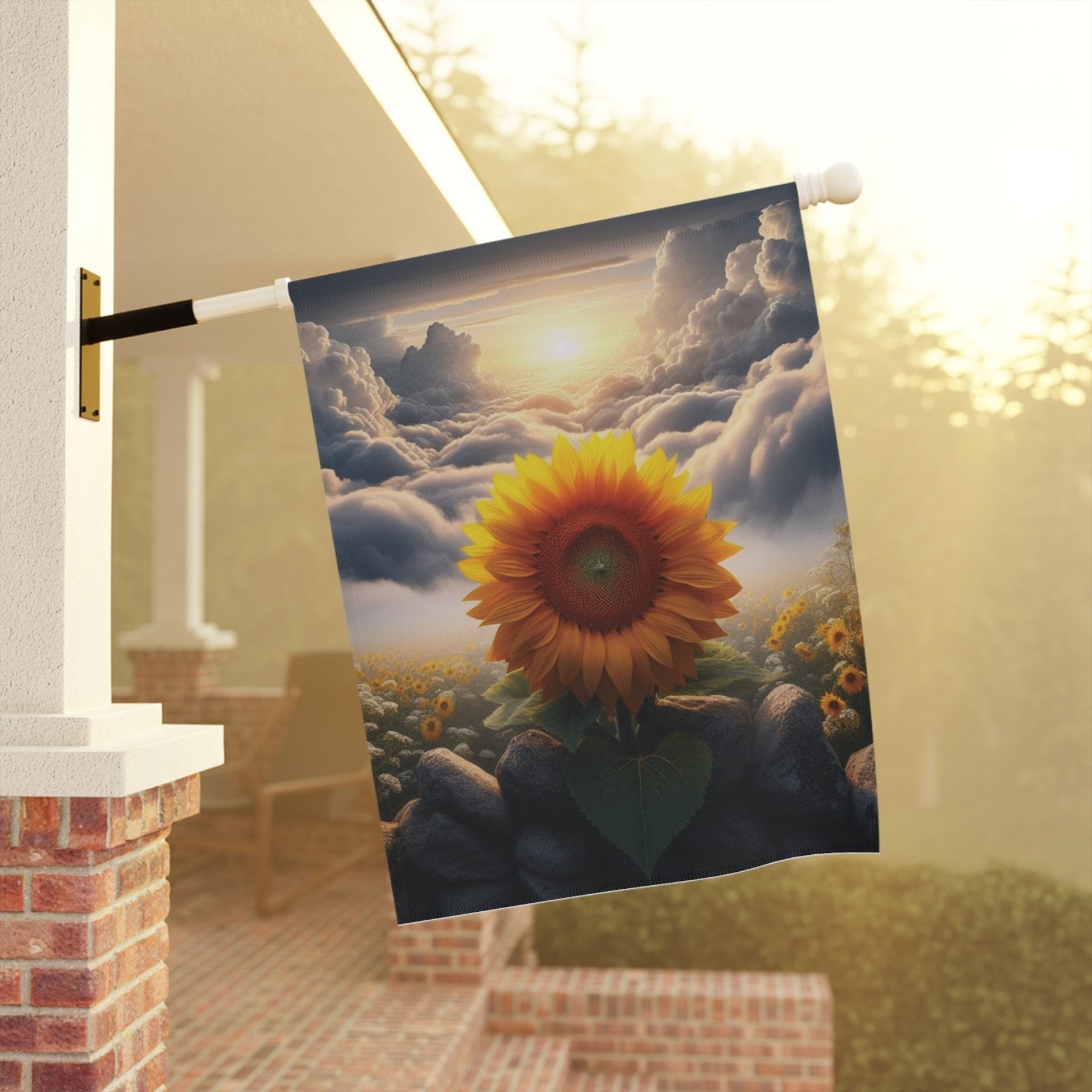 Garden Flag, Lawn Flag, House Flag, Home Flag, Sunflower [11] - Janlyn's Crafts