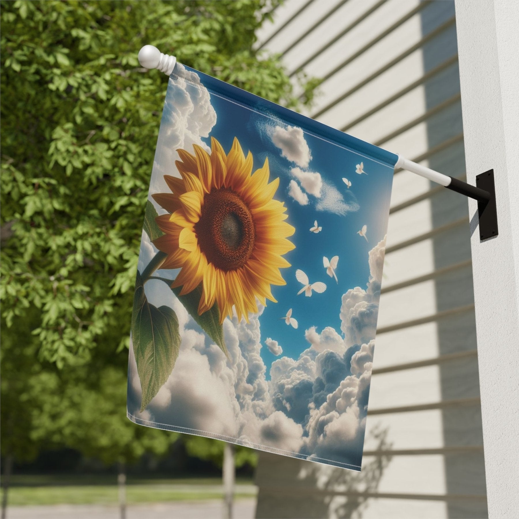 Garden Flag, Lawn Flag, House Flag, Home Flag, Sunflower [12] - Janlyn's Crafts