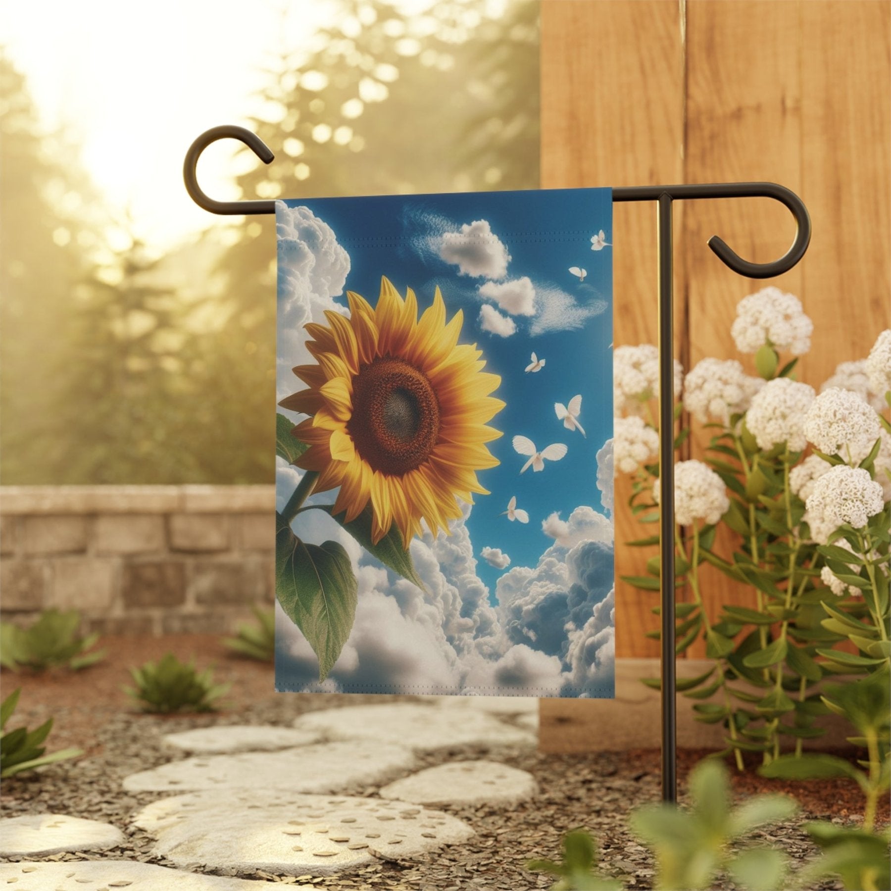 Garden Flag, Lawn Flag, House Flag, Home Flag, Sunflower [12] - Janlyn's Crafts