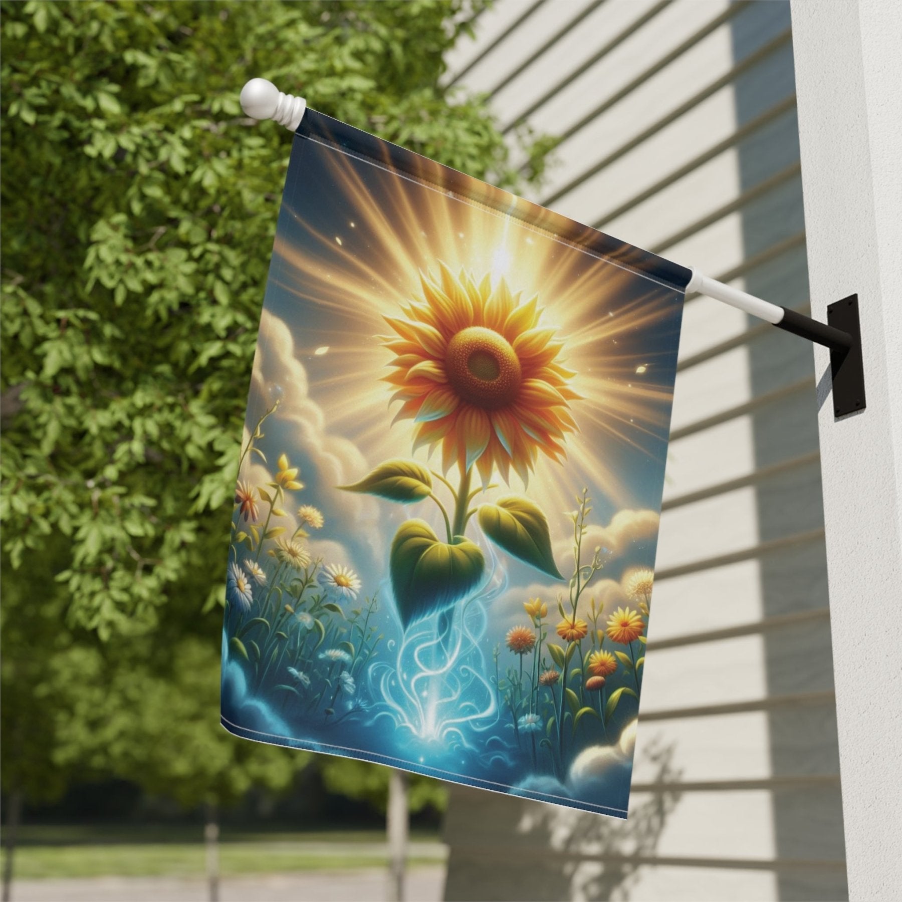 Garden Flag, Lawn Flag, House Flag, Home Flag, Sunflower [13] - Janlyn's Crafts