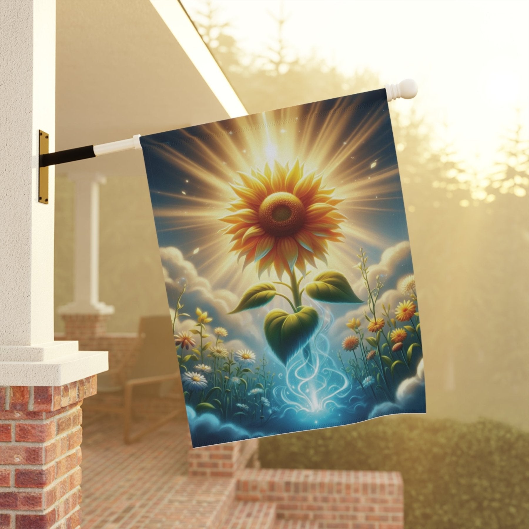 Garden Flag, Lawn Flag, House Flag, Home Flag, Sunflower [13] - Janlyn's Crafts