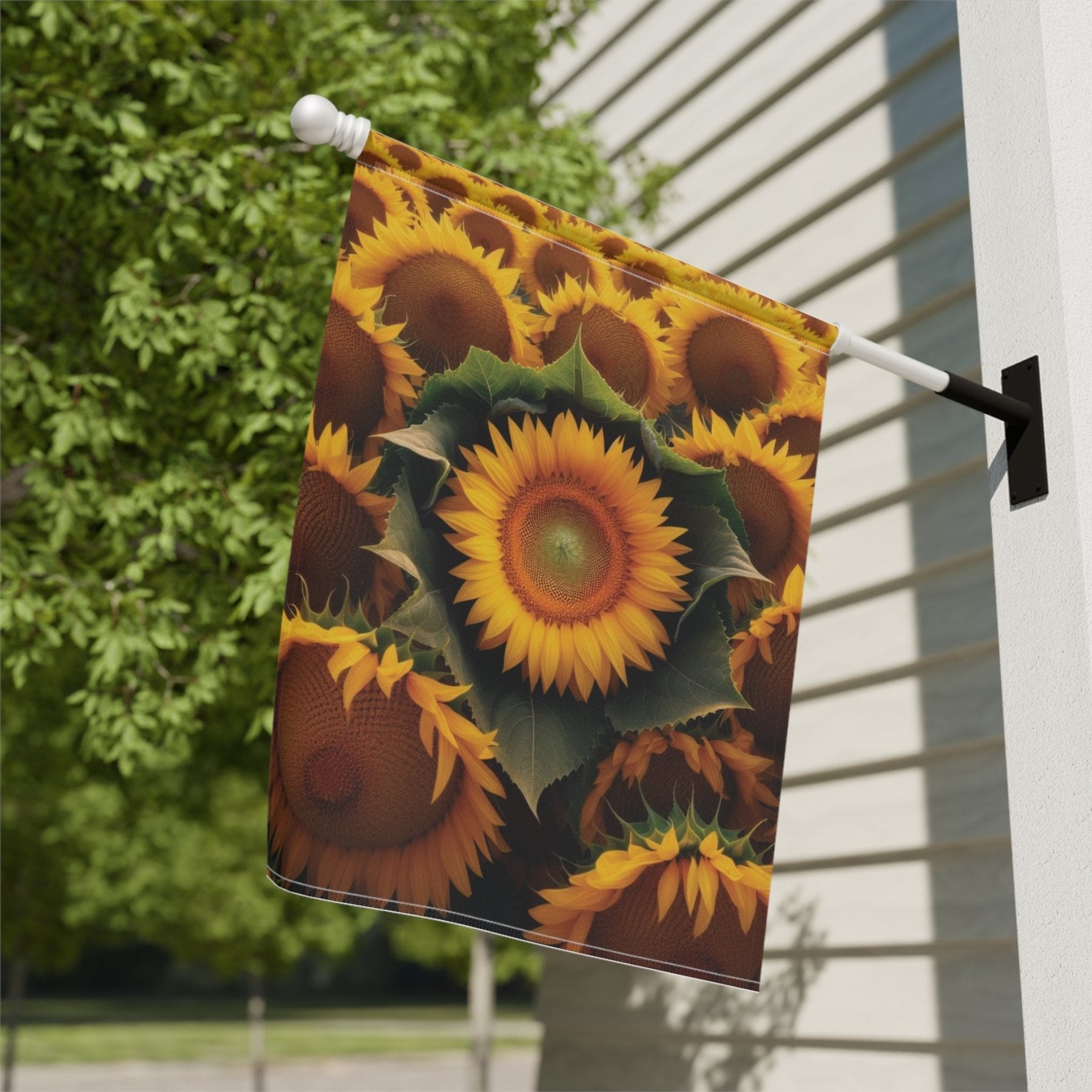 Garden Flag, Lawn Flag, House Flag, Home Flag, Sunflower [14] - Janlyn's Crafts