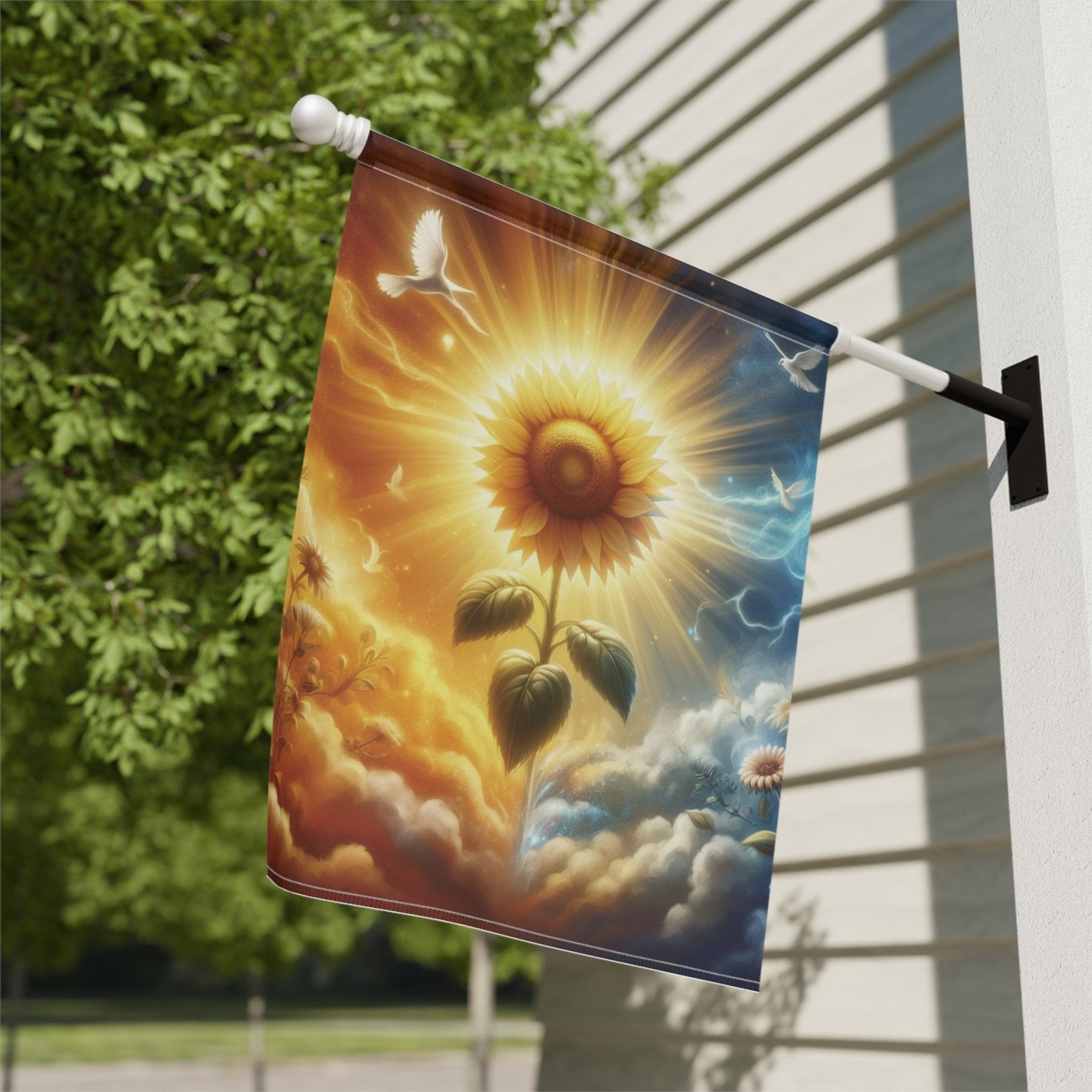 Garden Flag, Lawn Flag, House Flag, Home Flag, Sunflower [15] - Janlyn's Crafts