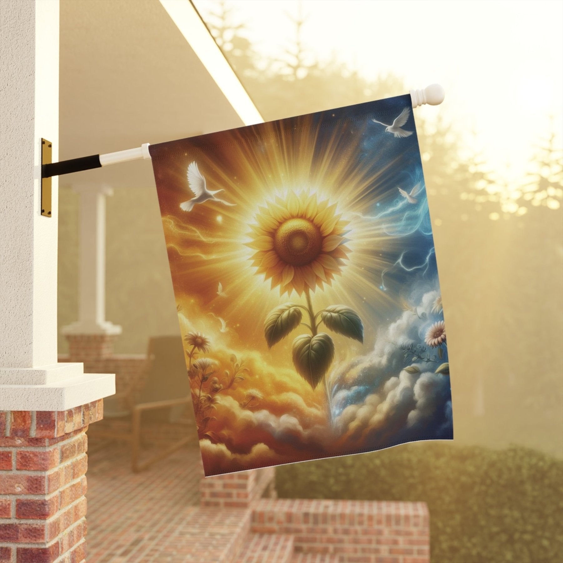 Garden Flag, Lawn Flag, House Flag, Home Flag, Sunflower [15] - Janlyn's Crafts