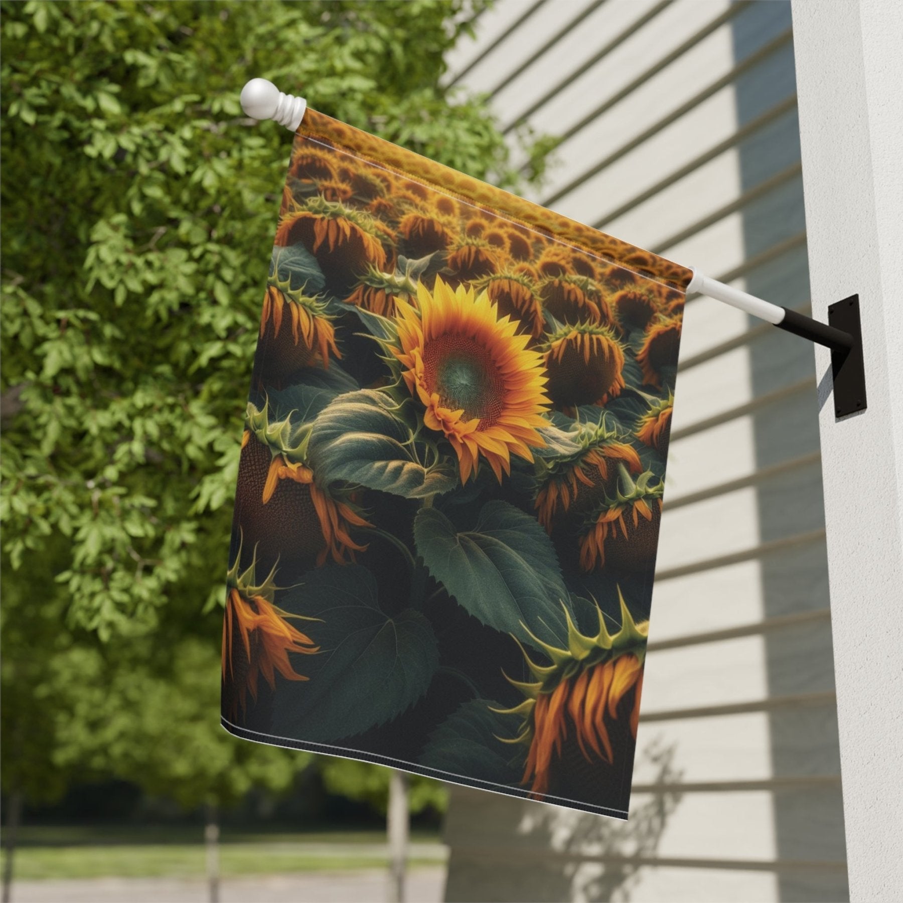 Garden Flag, Lawn Flag, House Flag, Home Flag, Sunflower [2] - Janlyn's Crafts