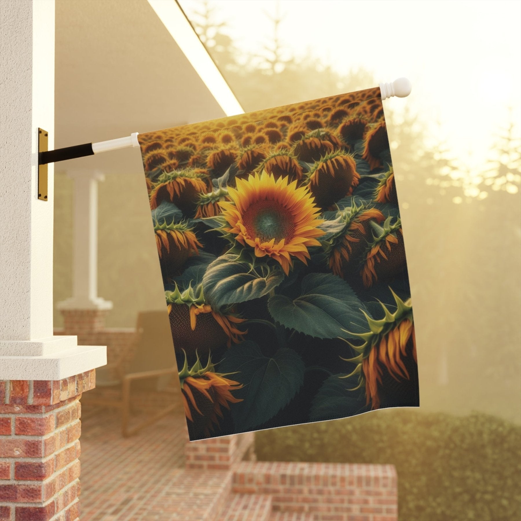 Garden Flag, Lawn Flag, House Flag, Home Flag, Sunflower [2] - Janlyn's Crafts