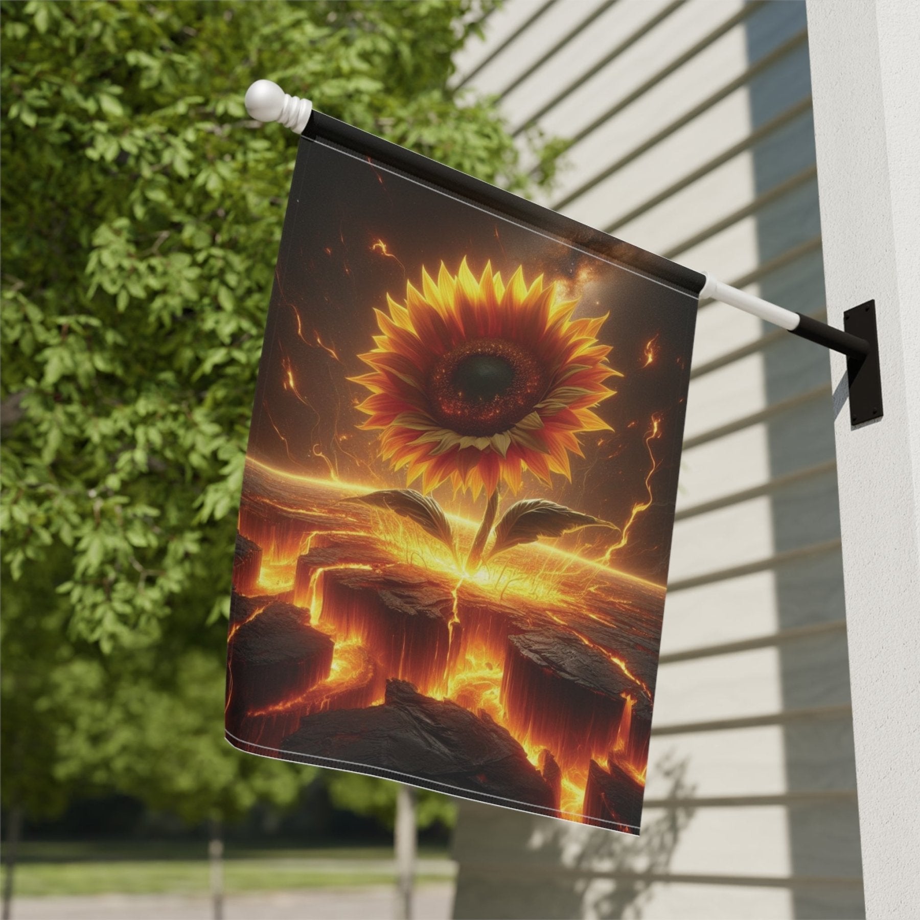 Garden Flag, Lawn Flag, House Flag, Home Flag, Sunflower [3] - Janlyn's Crafts