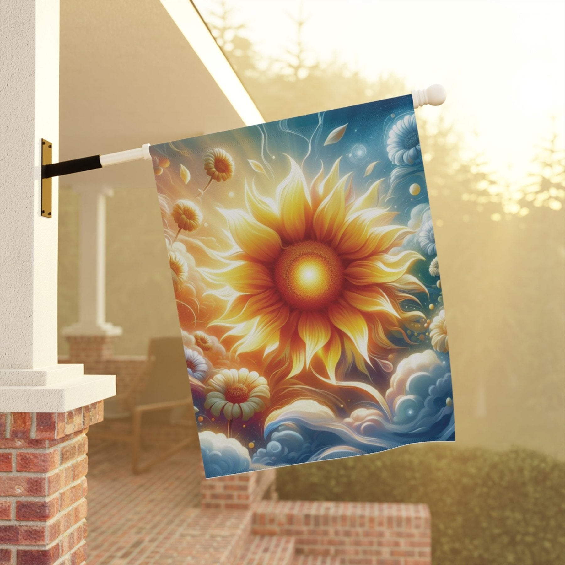 Garden Flag, Lawn Flag, House Flag, Home Flag, Sunflower [8] - Janlyn's Crafts