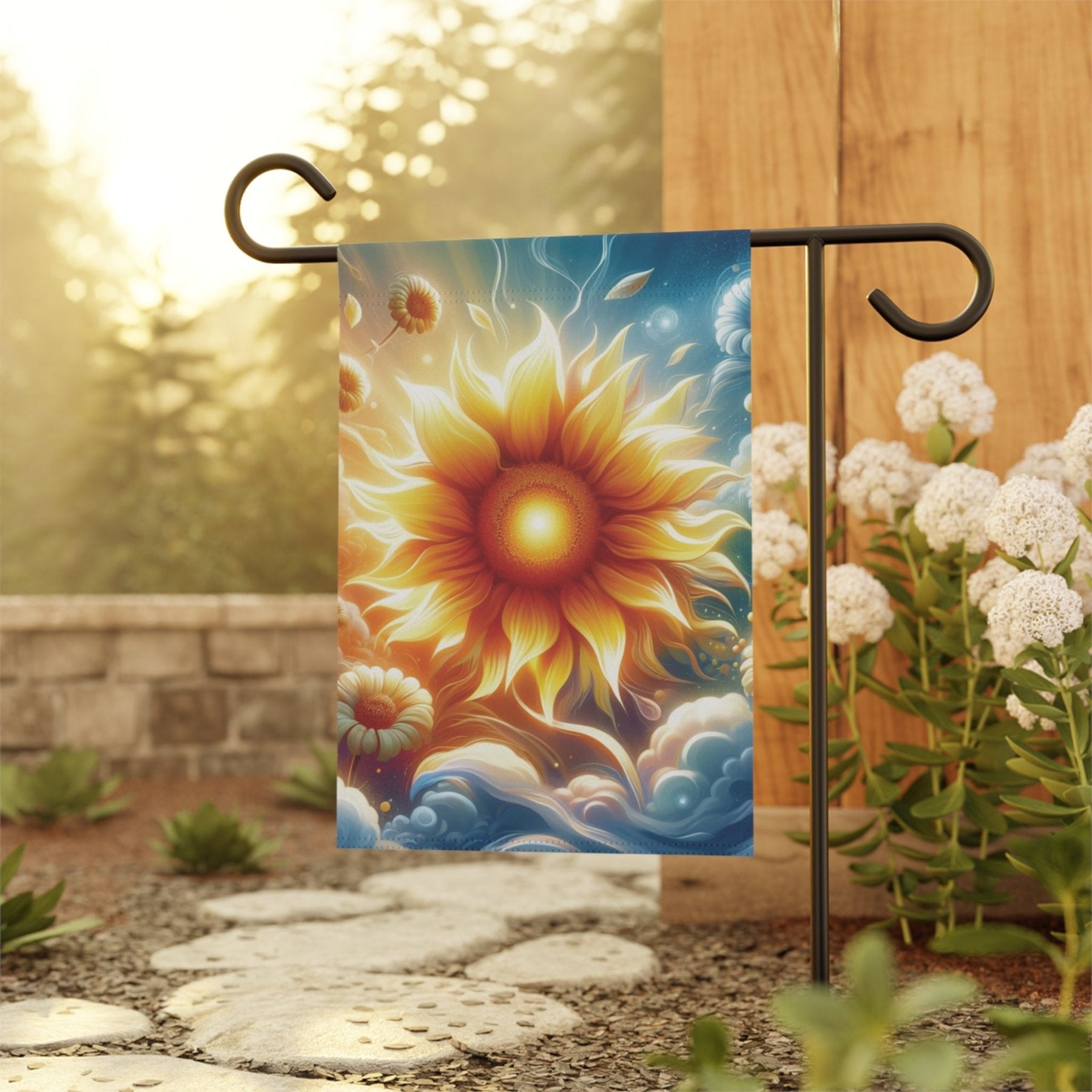 Garden Flag, Lawn Flag, House Flag, Home Flag, Sunflower [8] - Janlyn's Crafts