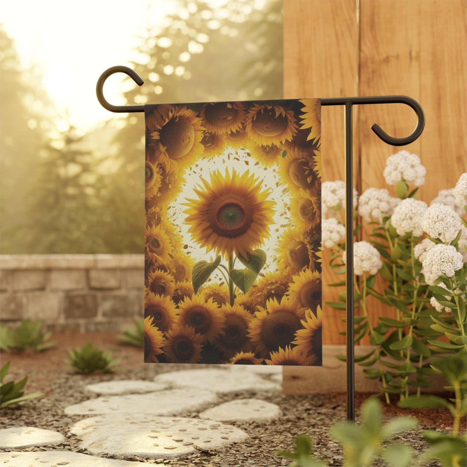 Garden Flag, Lawn Flag, House Flag, Home Flag, Sunflower [9] - Janlyn's Crafts