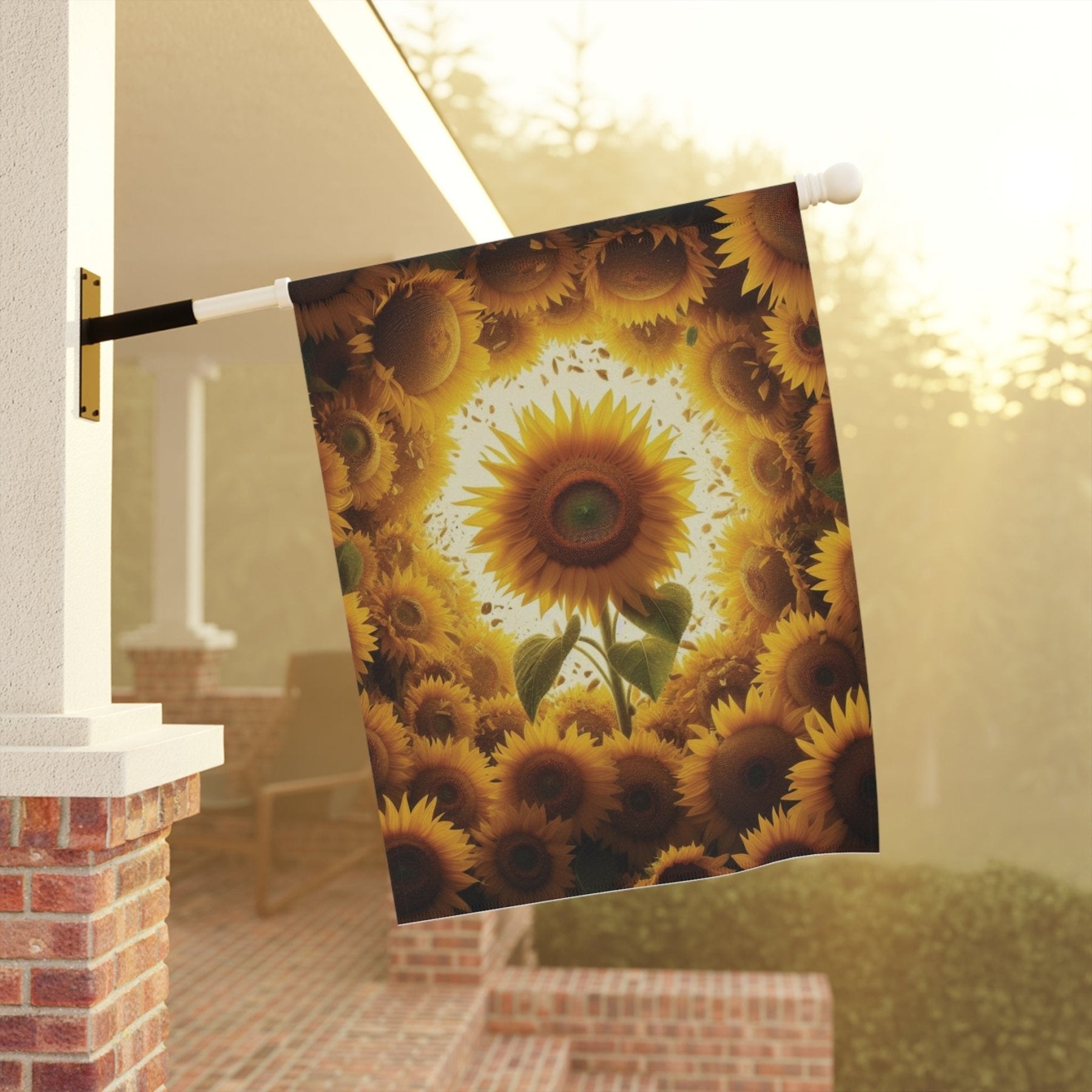 Garden Flag, Lawn Flag, House Flag, Home Flag, Sunflower [9] - Janlyn's Crafts