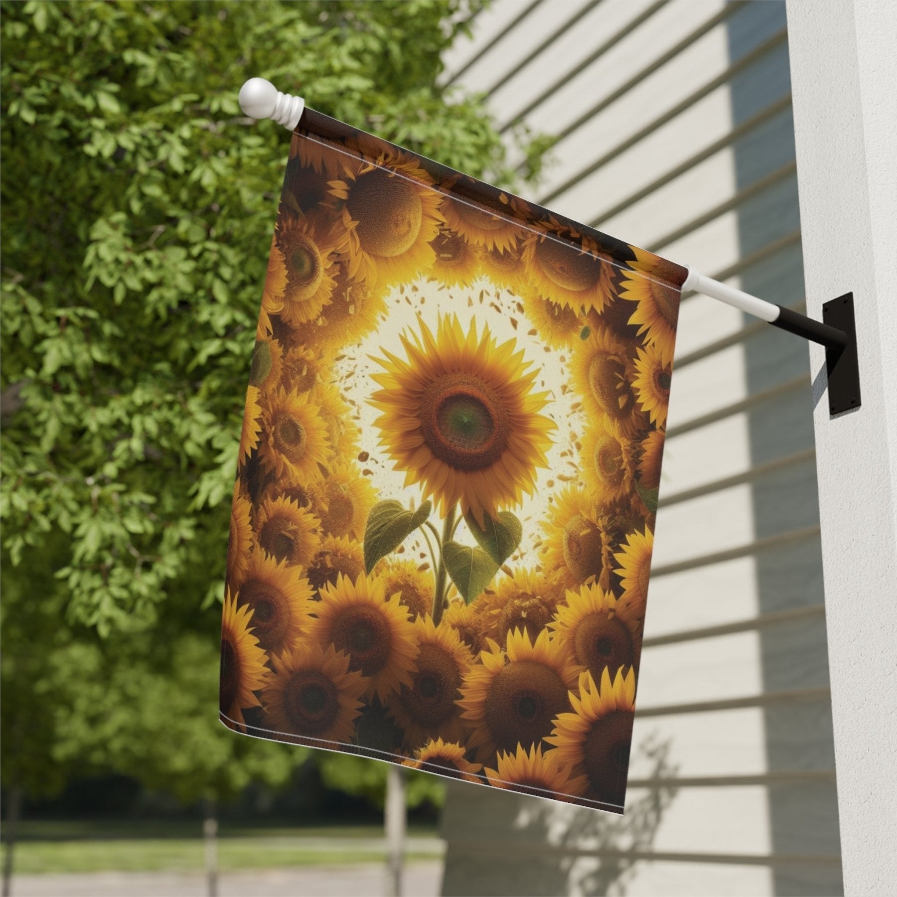 Garden Flag, Lawn Flag, House Flag, Home Flag, Sunflower [9] - Janlyn's Crafts