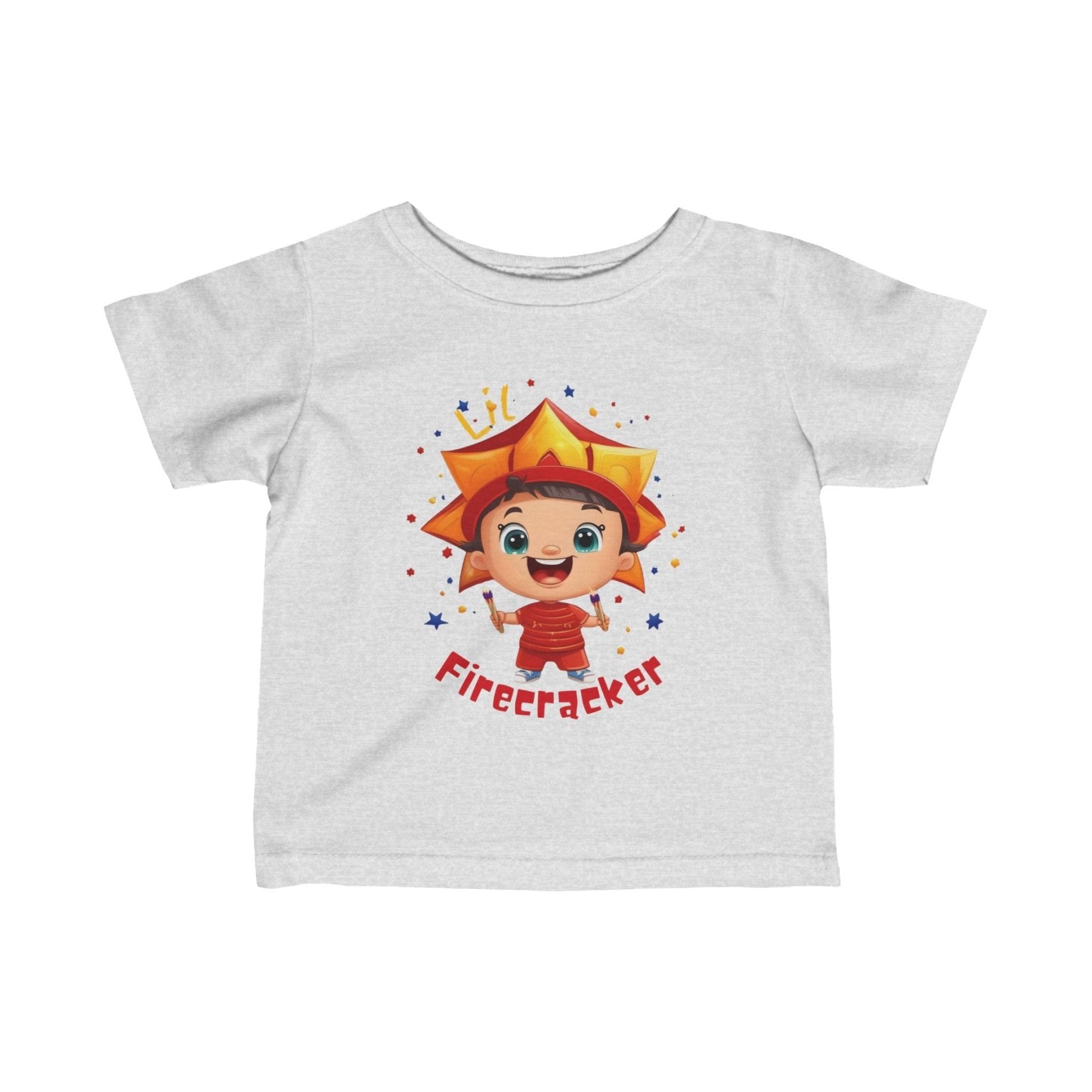 Lil Firecracker, Infant Fine Jersey Tee, 6M-24M - Janlyn's Crafts