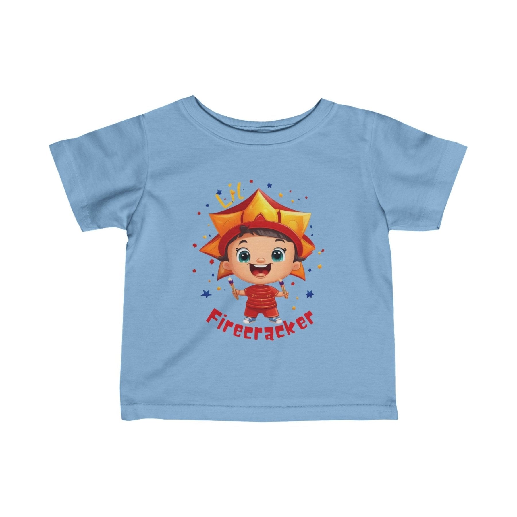 Lil Firecracker, Infant Fine Jersey Tee, 6M-24M - Janlyn's Crafts