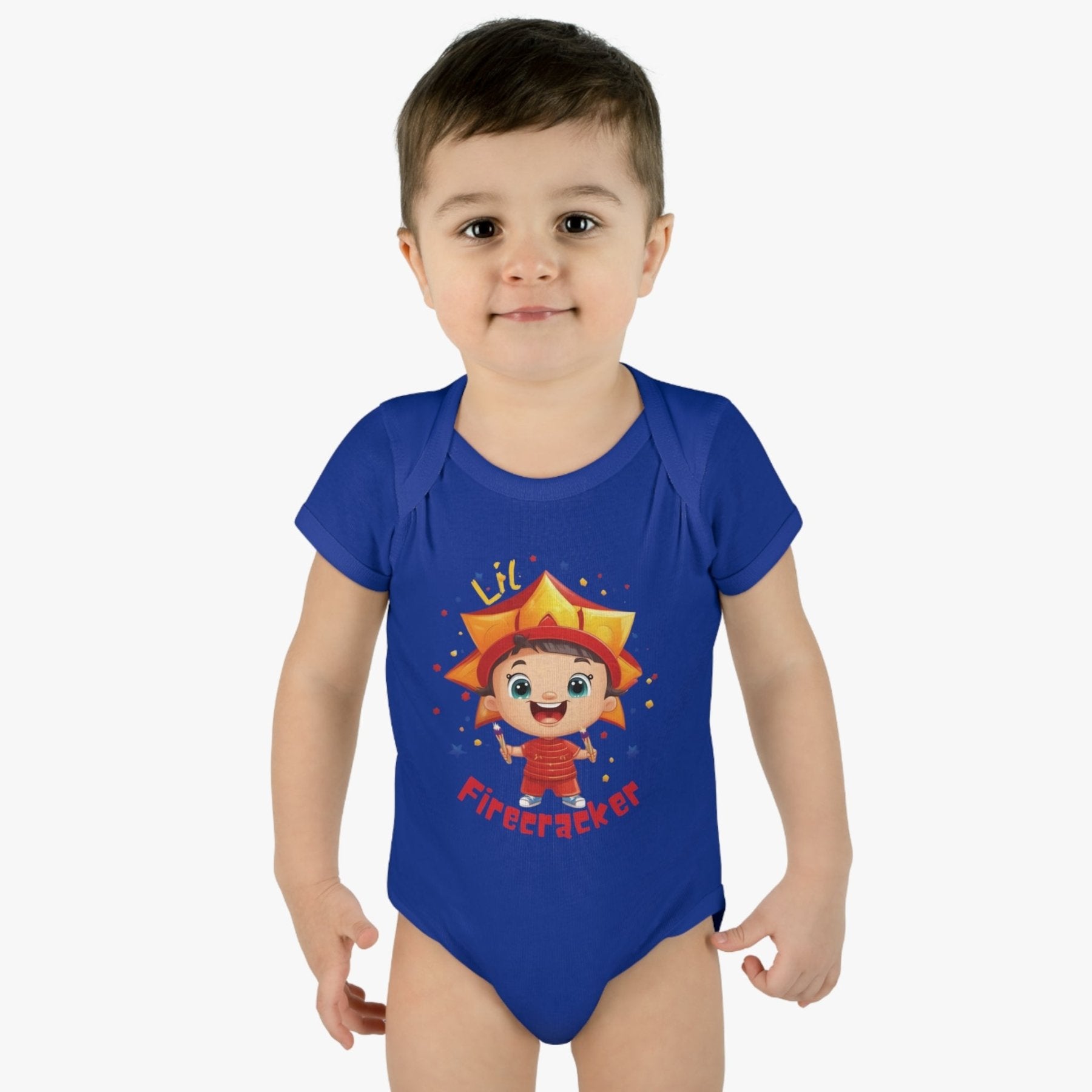 Lil Firecracker, Onesie, Bodysuit, 0M-24M - Janlyn's Crafts