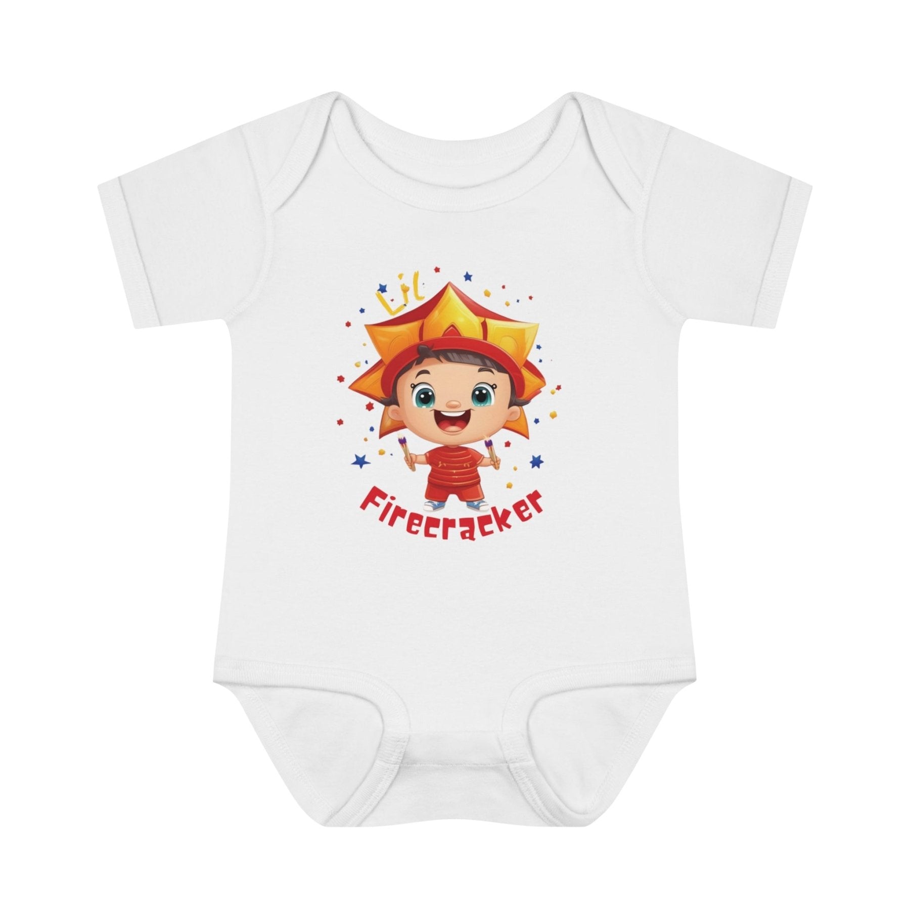 Lil Firecracker, Onesie, Bodysuit, 0M-24M - Janlyn's Crafts