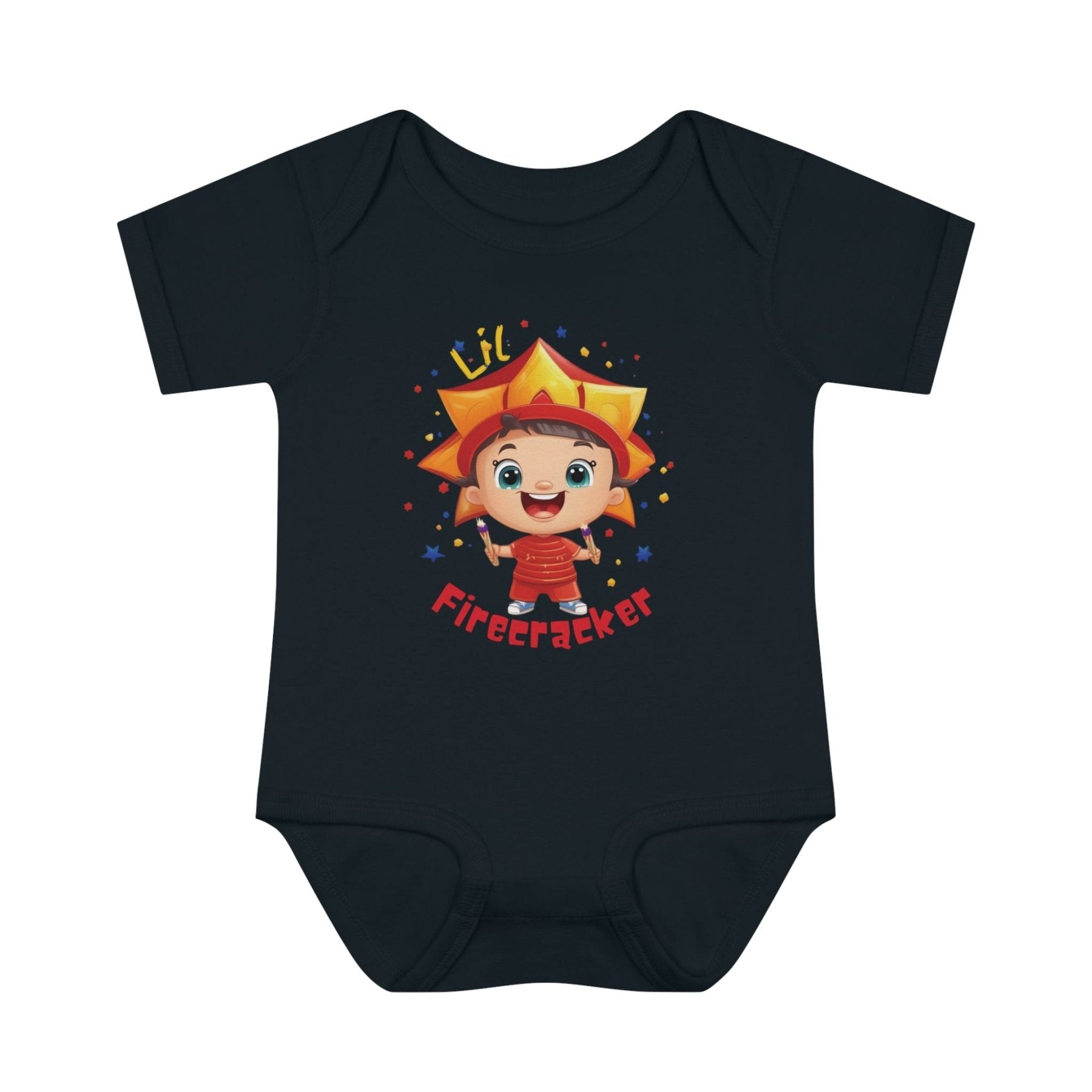 Lil Firecracker, Onesie, Bodysuit, 0M-24M - Janlyn's Crafts