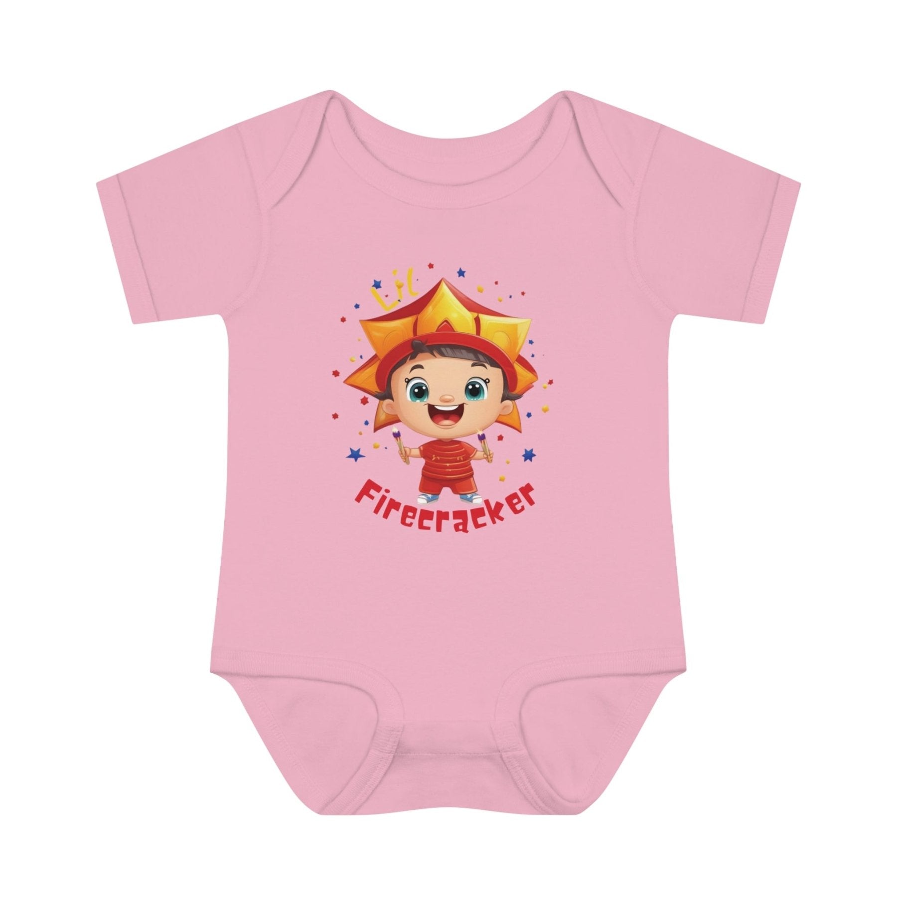 Lil Firecracker, Onesie, Bodysuit, 0M-24M - Janlyn's Crafts