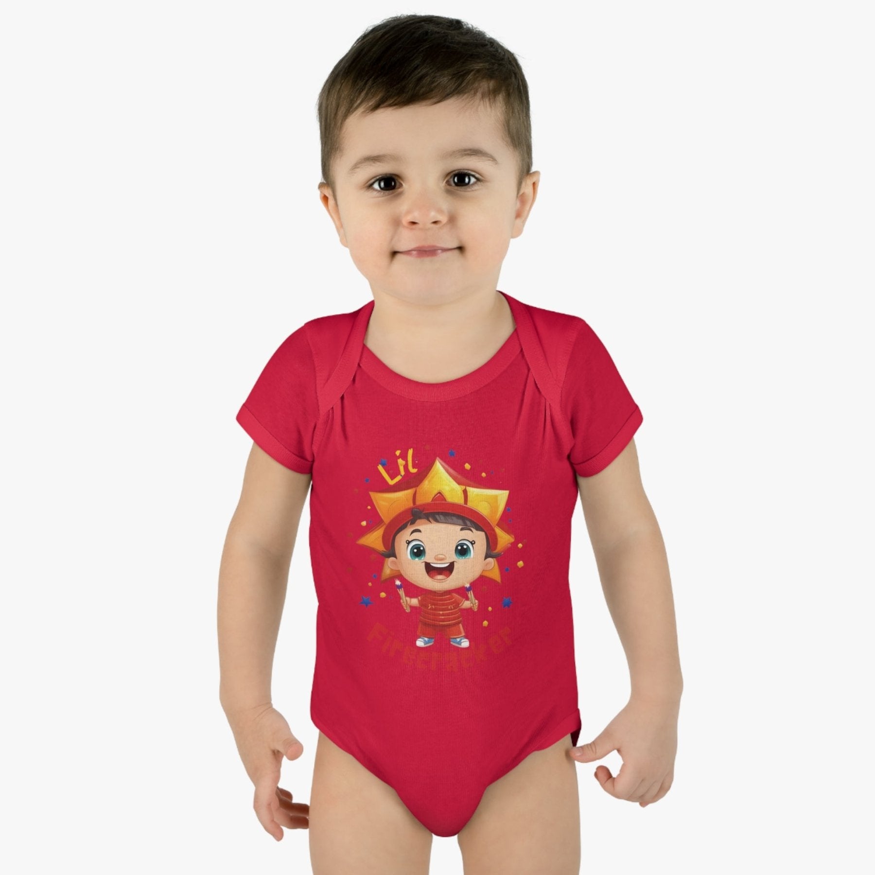 Lil Firecracker, Onesie, Bodysuit, 0M-24M - Janlyn's Crafts