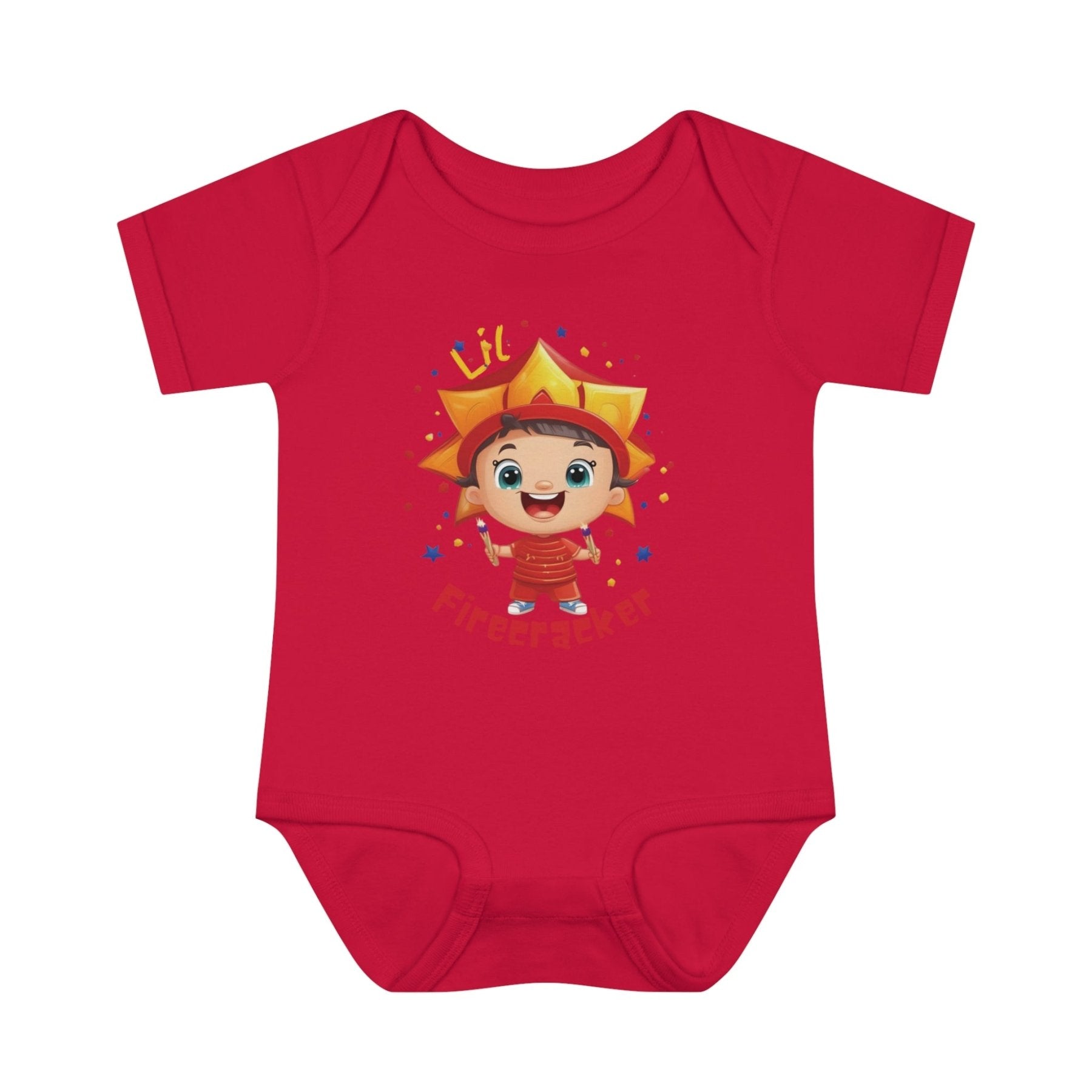 Lil Firecracker, Onesie, Bodysuit, 0M-24M - Janlyn's Crafts