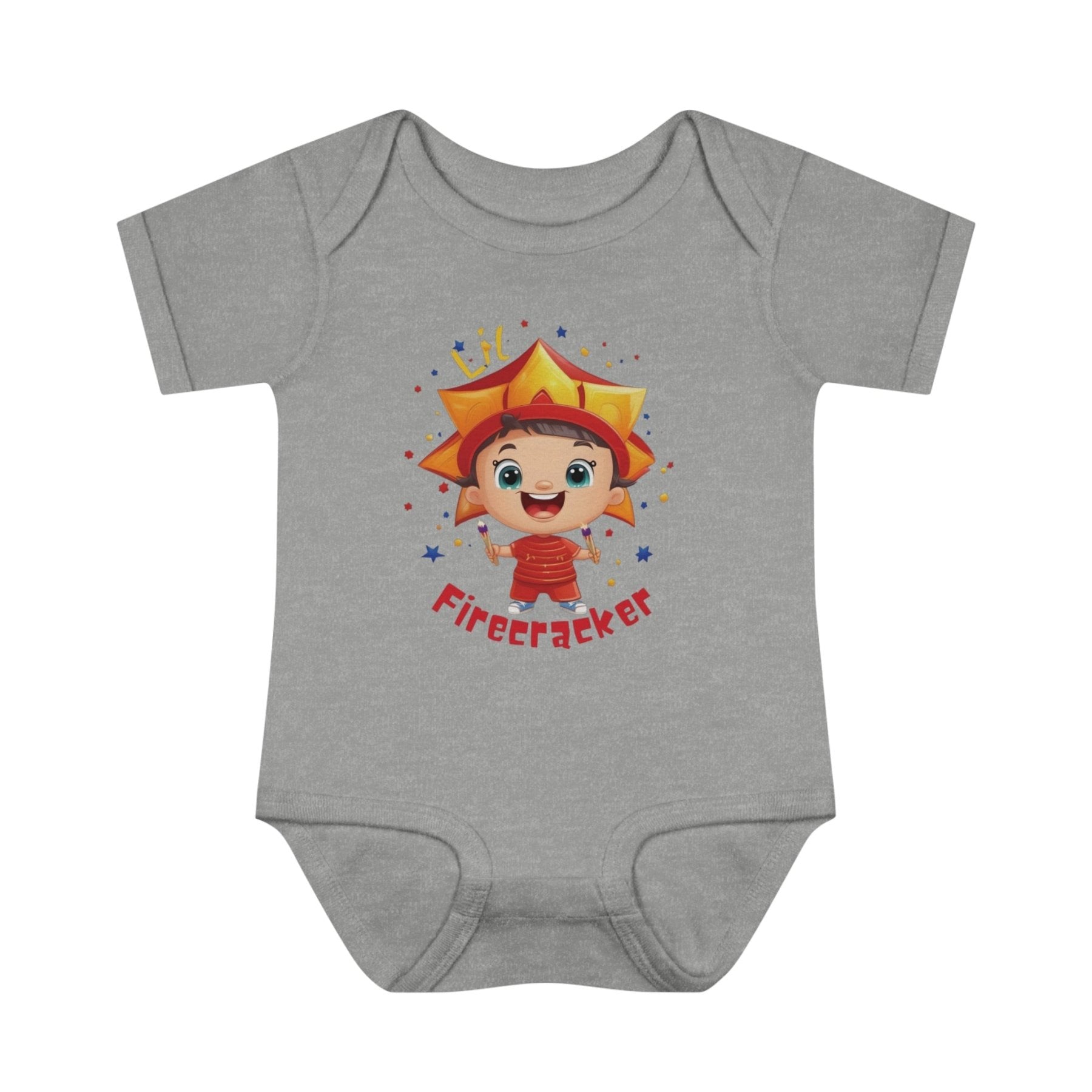 Lil Firecracker, Onesie, Bodysuit, 0M-24M - Janlyn's Crafts