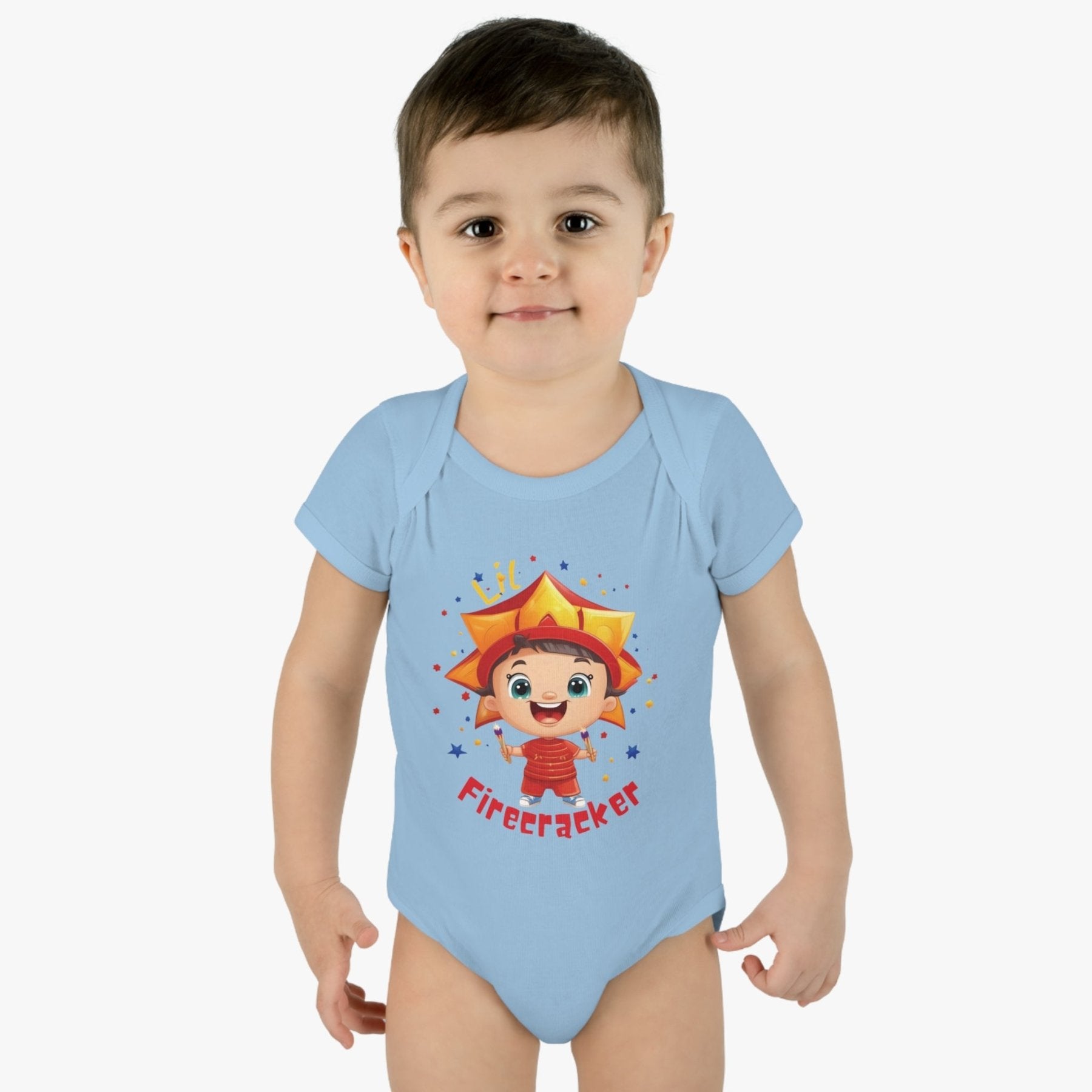 Lil Firecracker, Onesie, Bodysuit, 0M-24M - Janlyn's Crafts