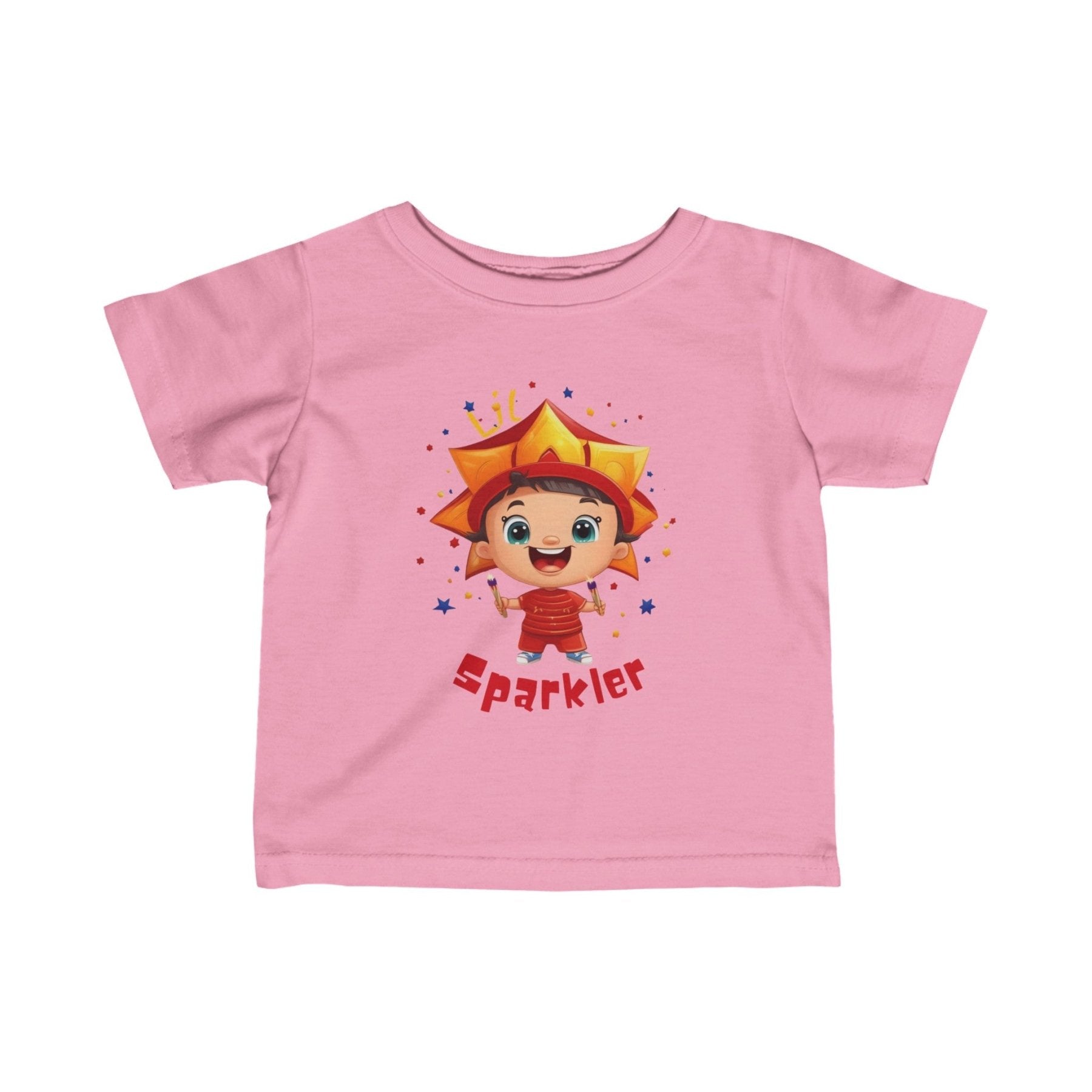 Lil Sparkler, Infant Fine Jersey Tee, 6M-24M - Janlyn's Crafts