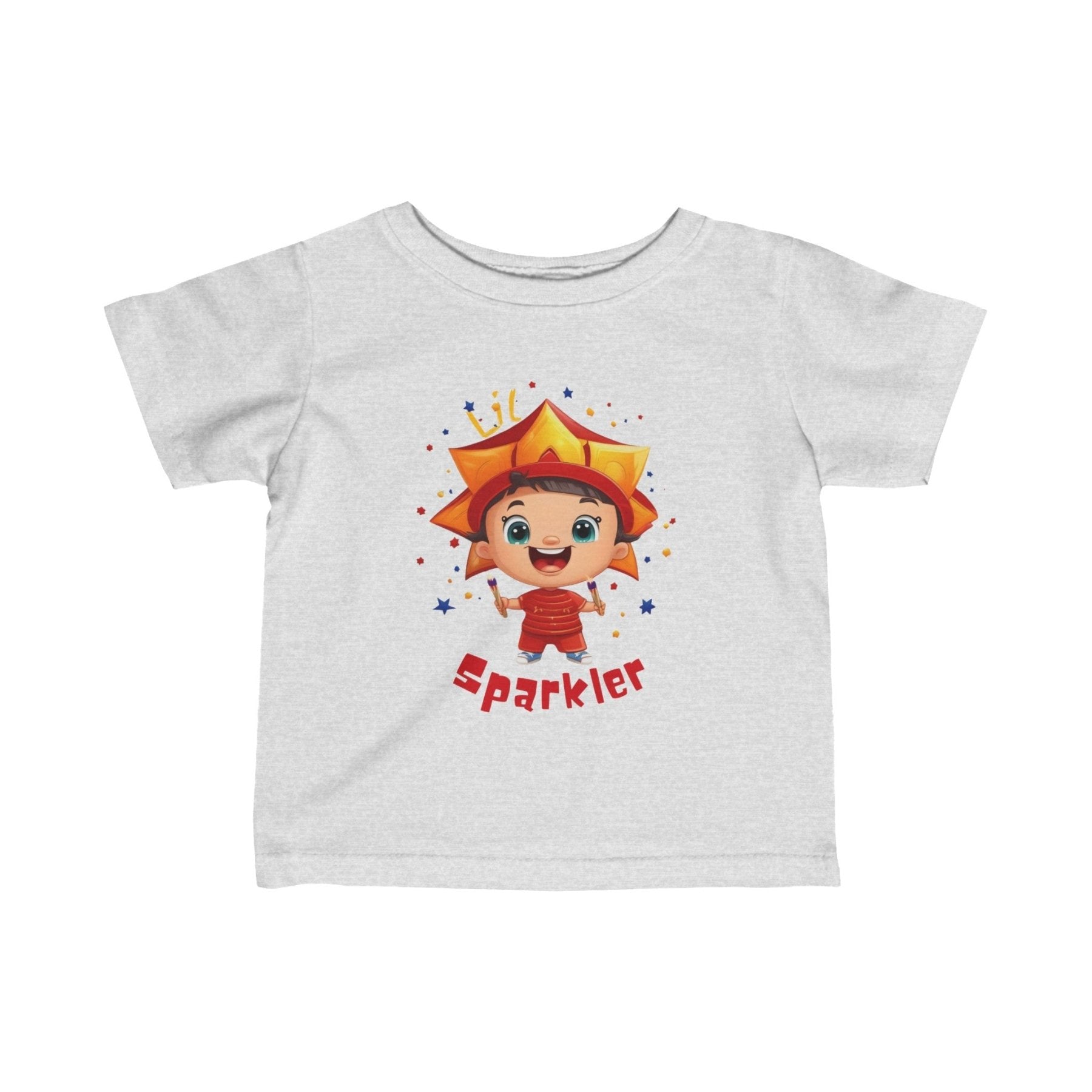 Lil Sparkler, Infant Fine Jersey Tee, 6M-24M - Janlyn's Crafts