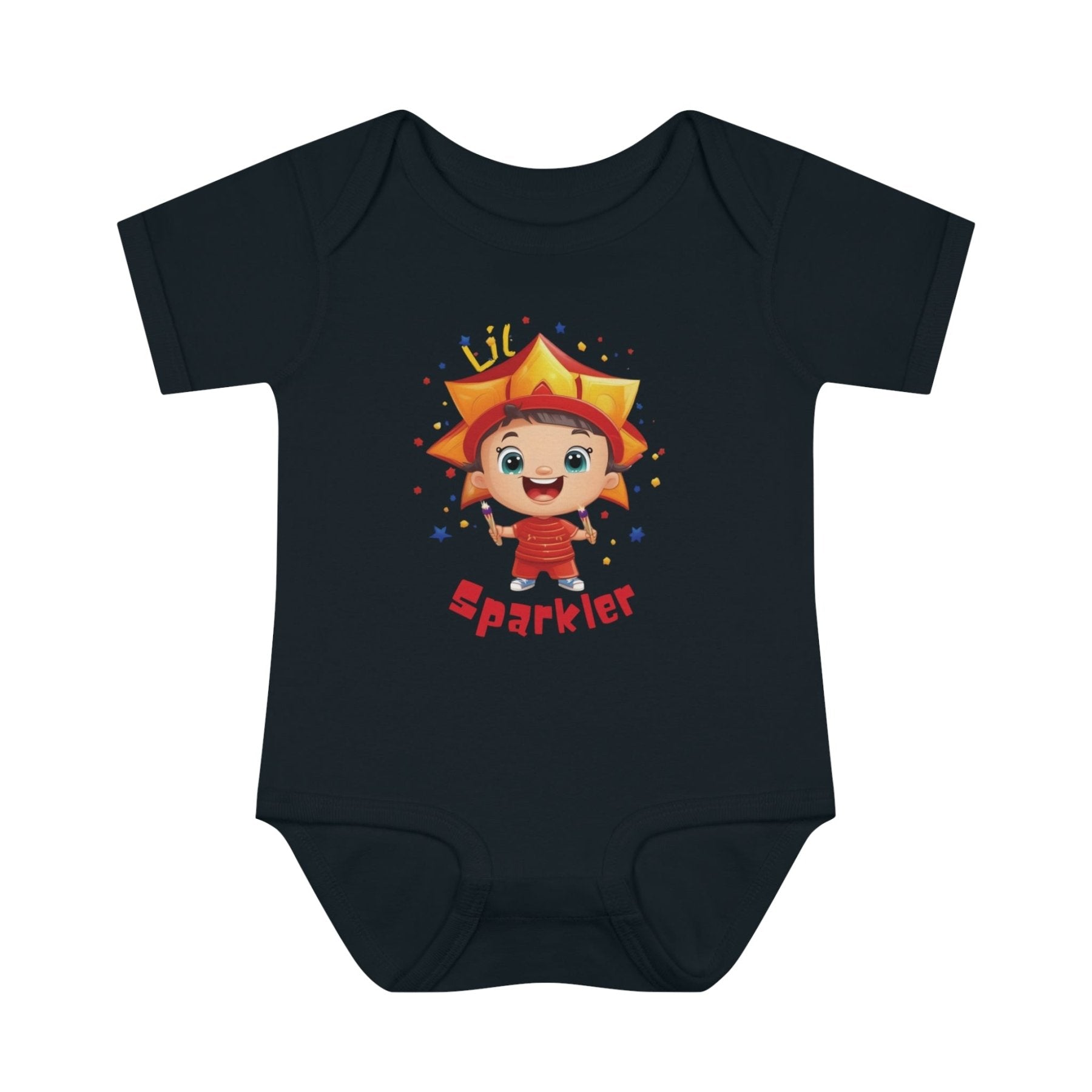 Lil Sparkler, Onesie, Bodysuit, 0M-24M - Janlyn's Crafts