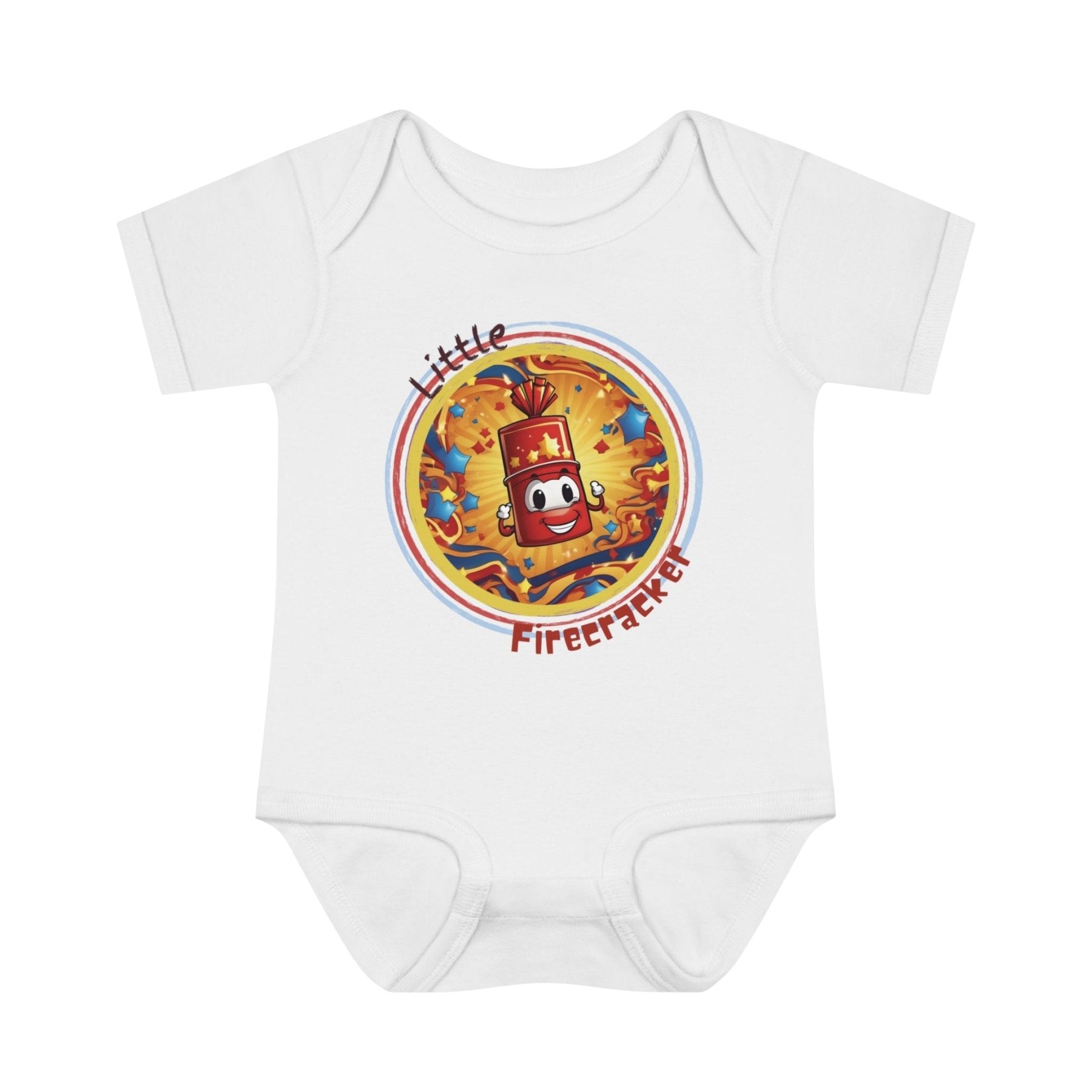Little Firecracker, Baby Firecracker, Onesie, Bodysuit, 0M-24M - Janlyn's Crafts