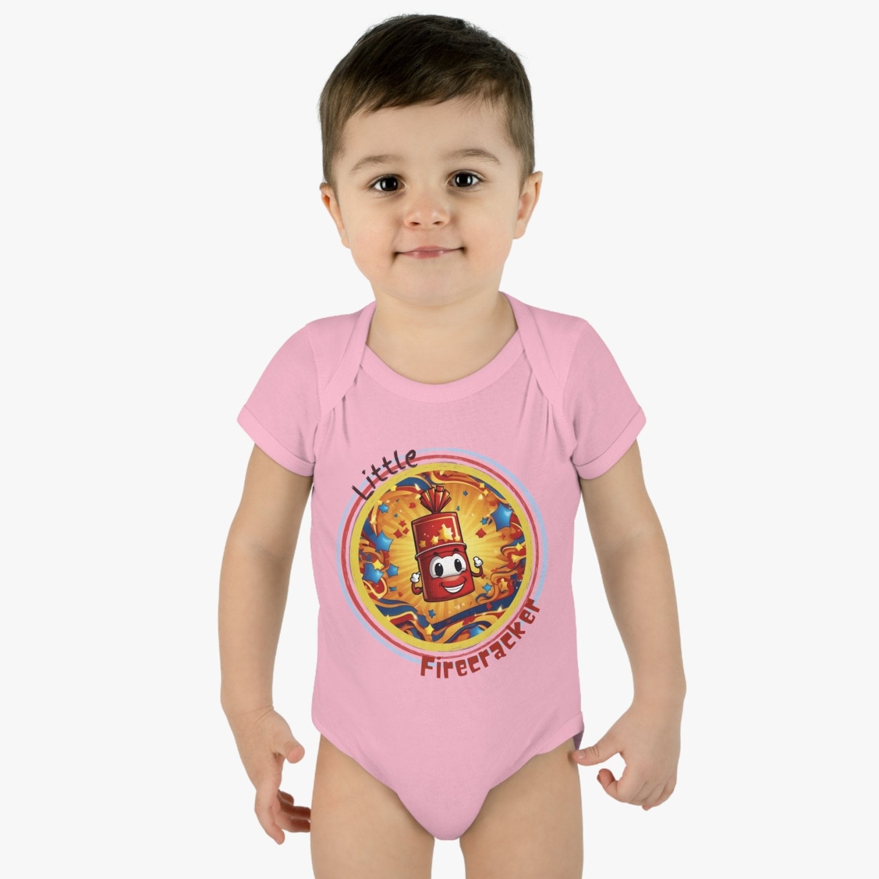 Little Firecracker, Baby Firecracker, Onesie, Bodysuit, 0M-24M - Janlyn's Crafts