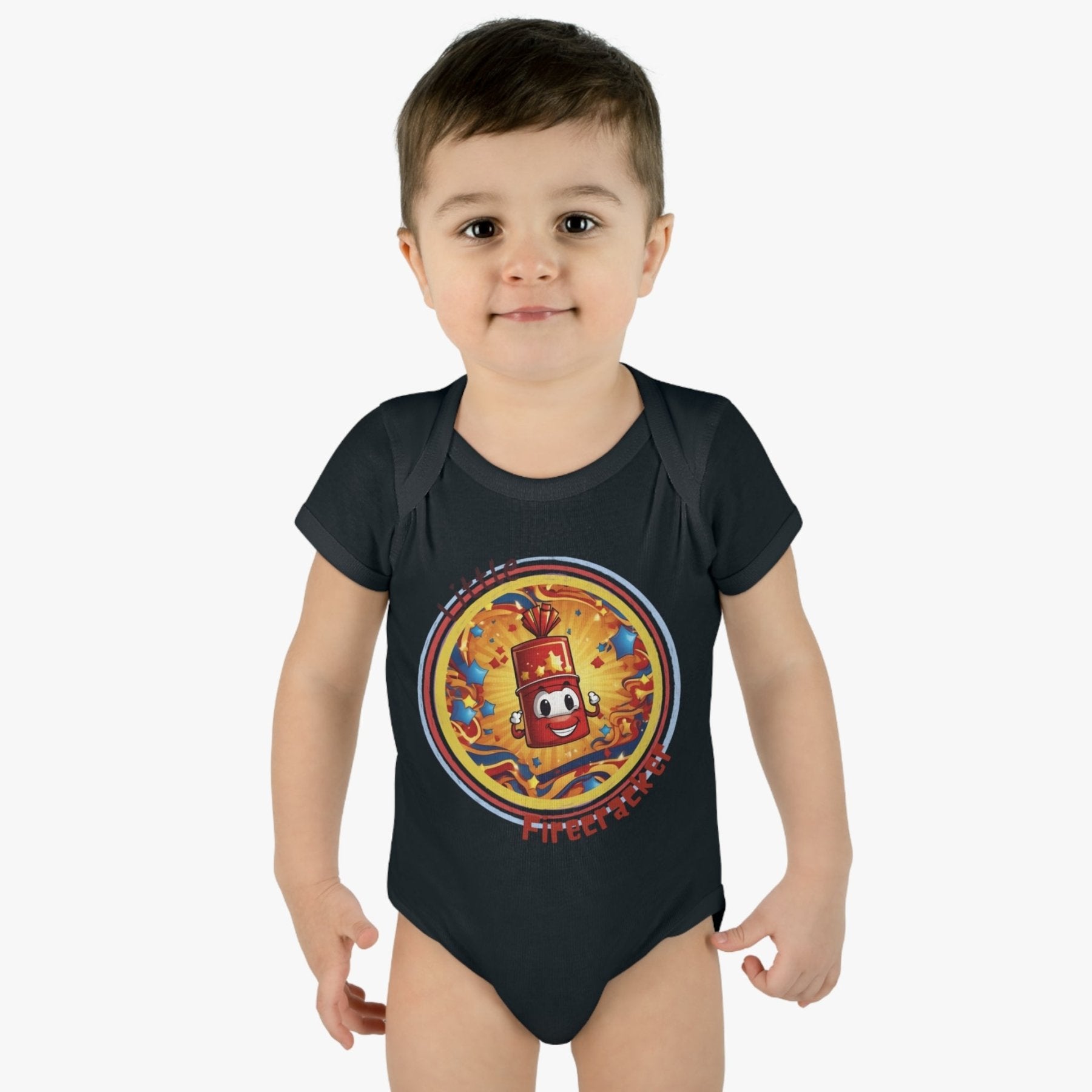 Little Firecracker, Baby Firecracker, Onesie, Bodysuit, 0M-24M - Janlyn's Crafts