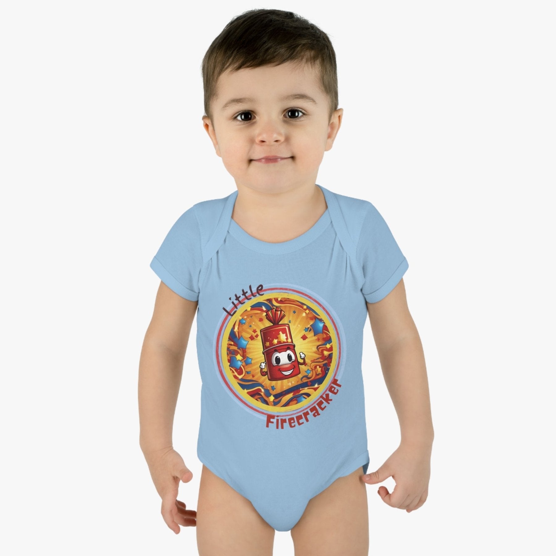 Little Firecracker, Baby Firecracker, Onesie, Bodysuit, 0M-24M - Janlyn's Crafts