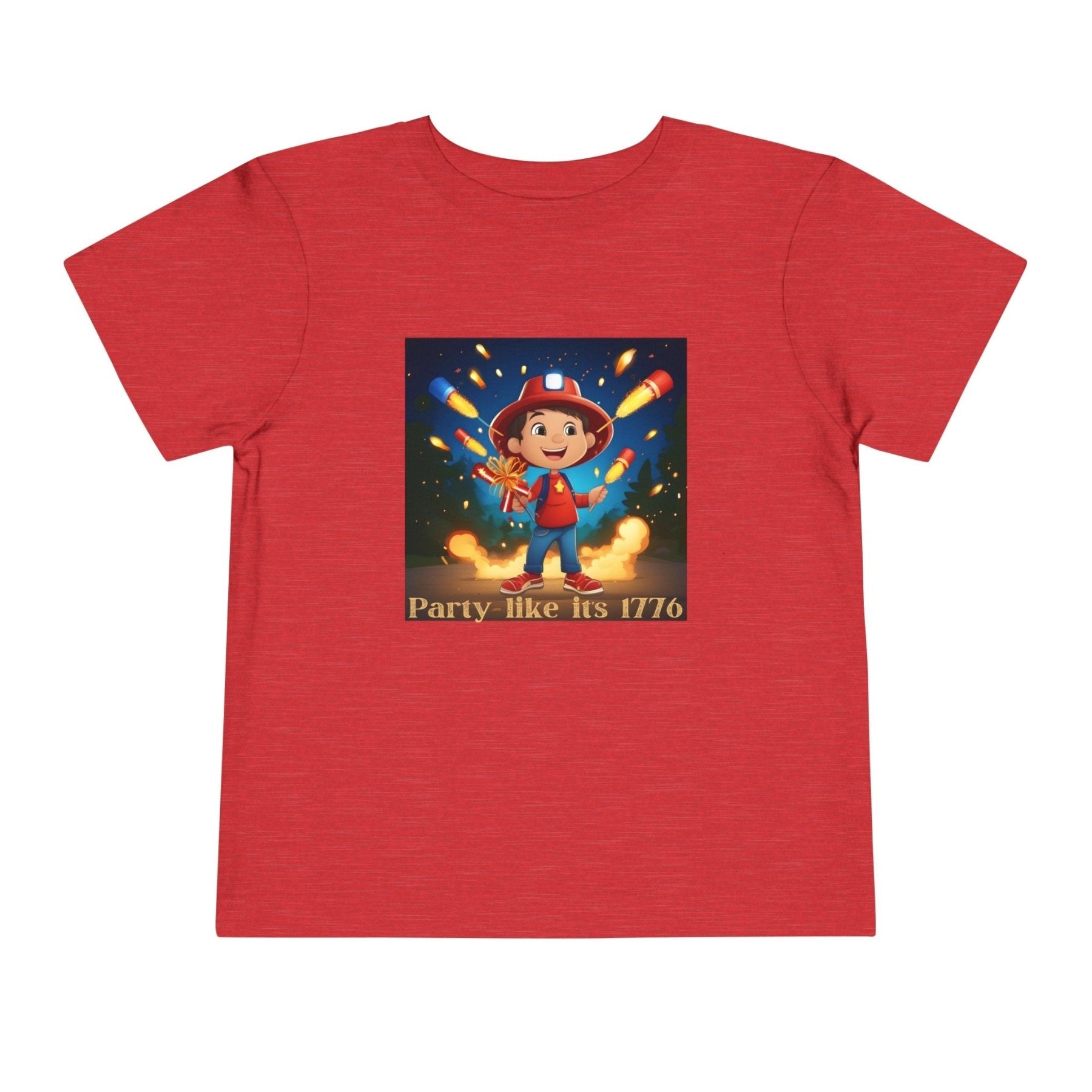 Party Like it's 1776, Toddler Short Sleeve Tee, 2T-5T - Janlyn's Crafts