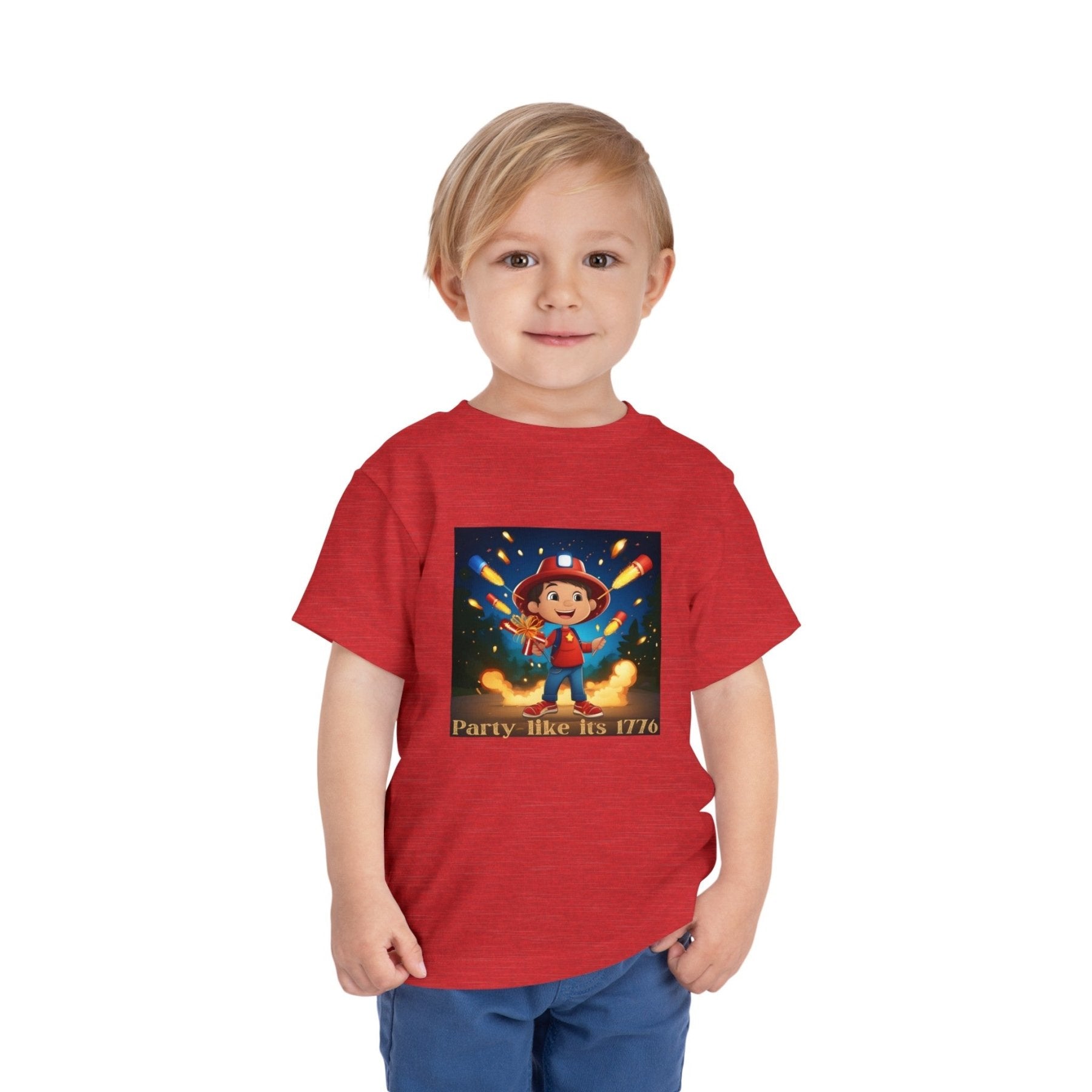 Party Like it's 1776, Toddler Short Sleeve Tee, 2T-5T - Janlyn's Crafts