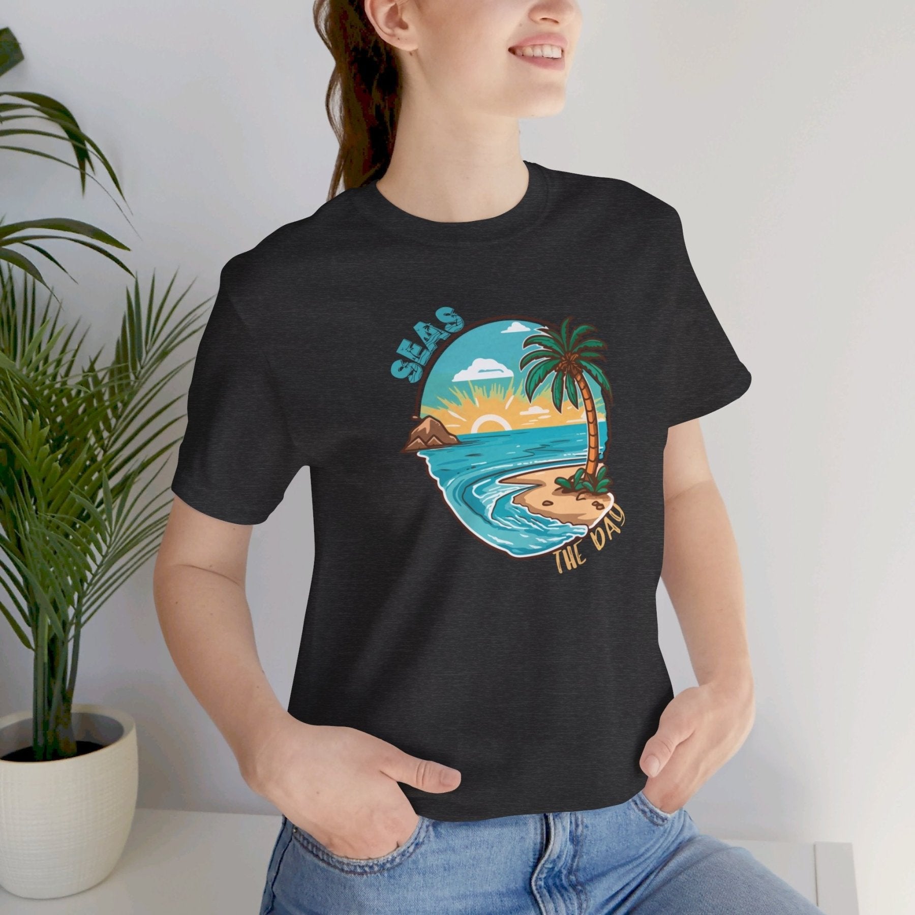 Seas the Day, Unisex Jersey Short Sleeve Tee - Janlyn's Crafts