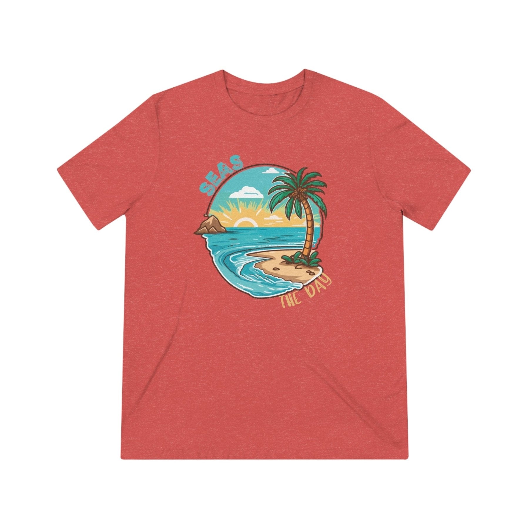 Seas the Day, Unisex Triblend T - Shirt - Janlyn's Crafts