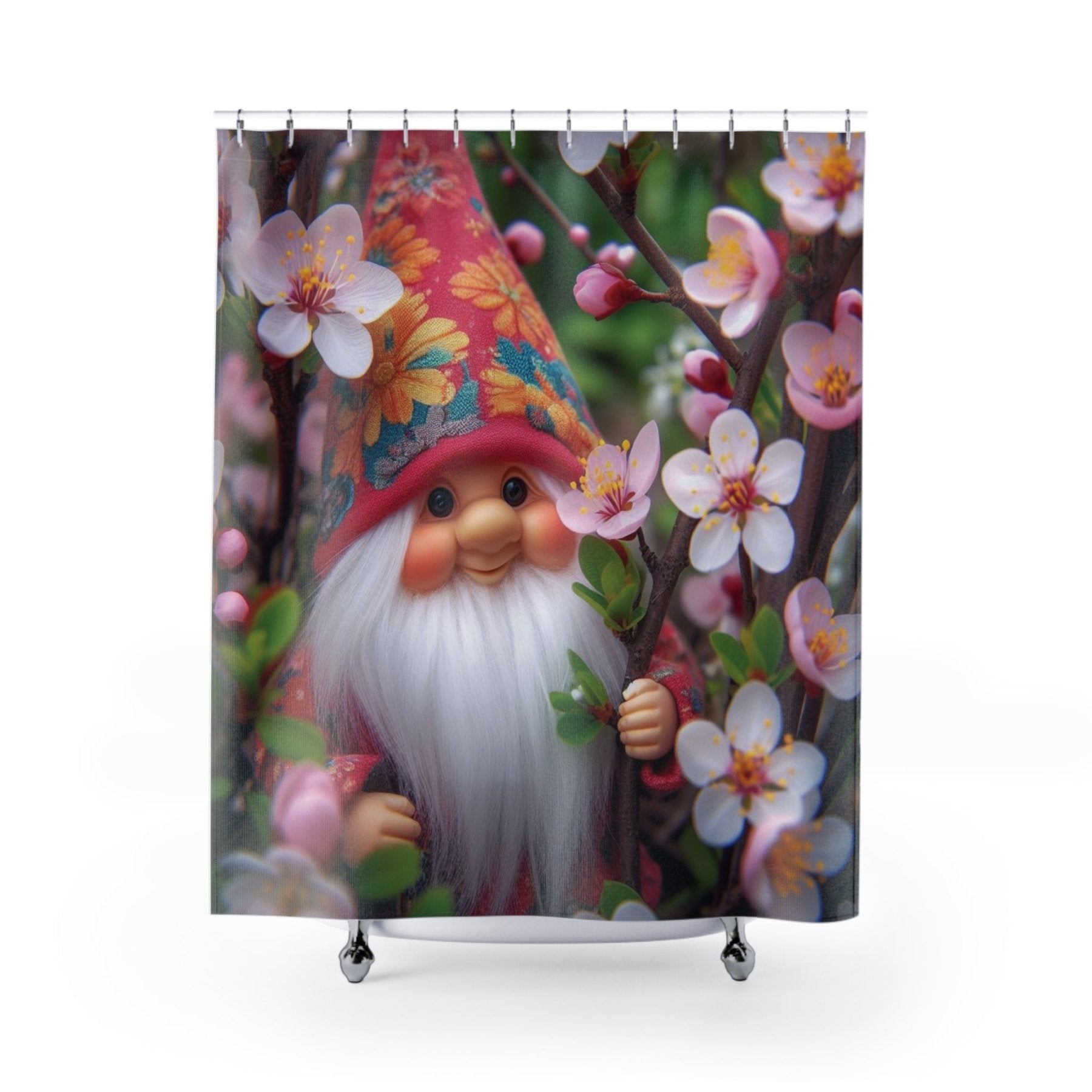 Shower Curtain, Gnome [6] - Janlyn's Crafts