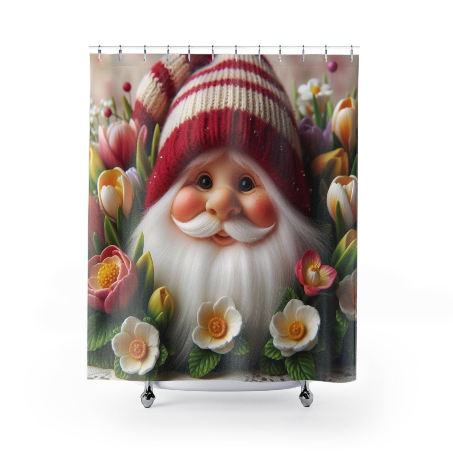 Shower Curtain, Gnome [8] - Janlyn's Crafts