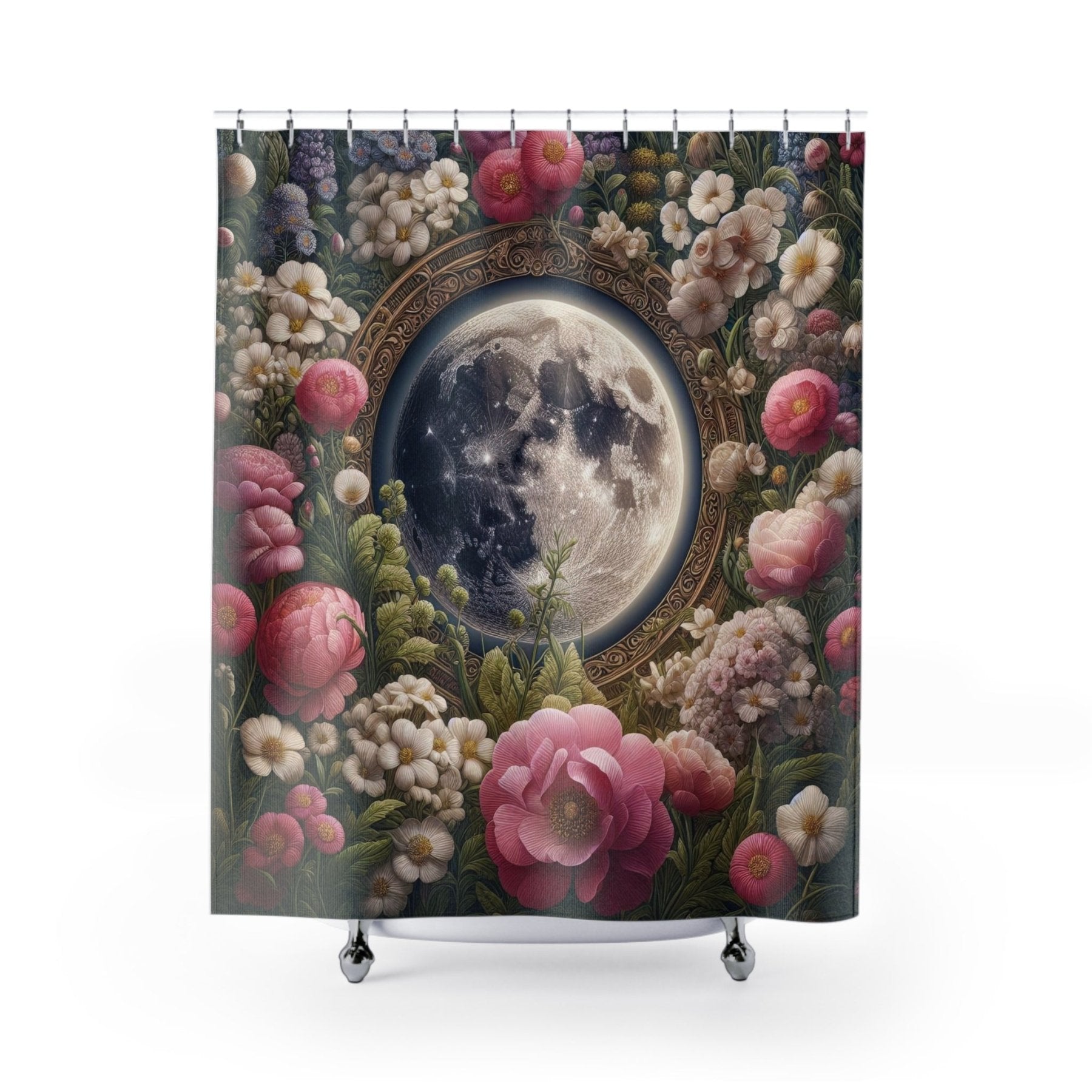 Shower Curtain, Moon [14] - Janlyn's Crafts