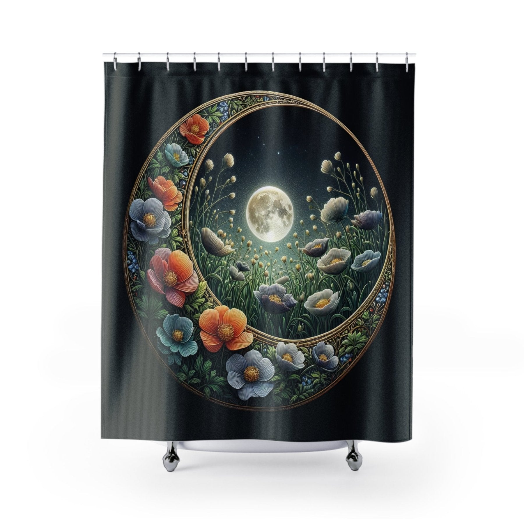 Shower Curtain, Moon [16] - Janlyn's Crafts