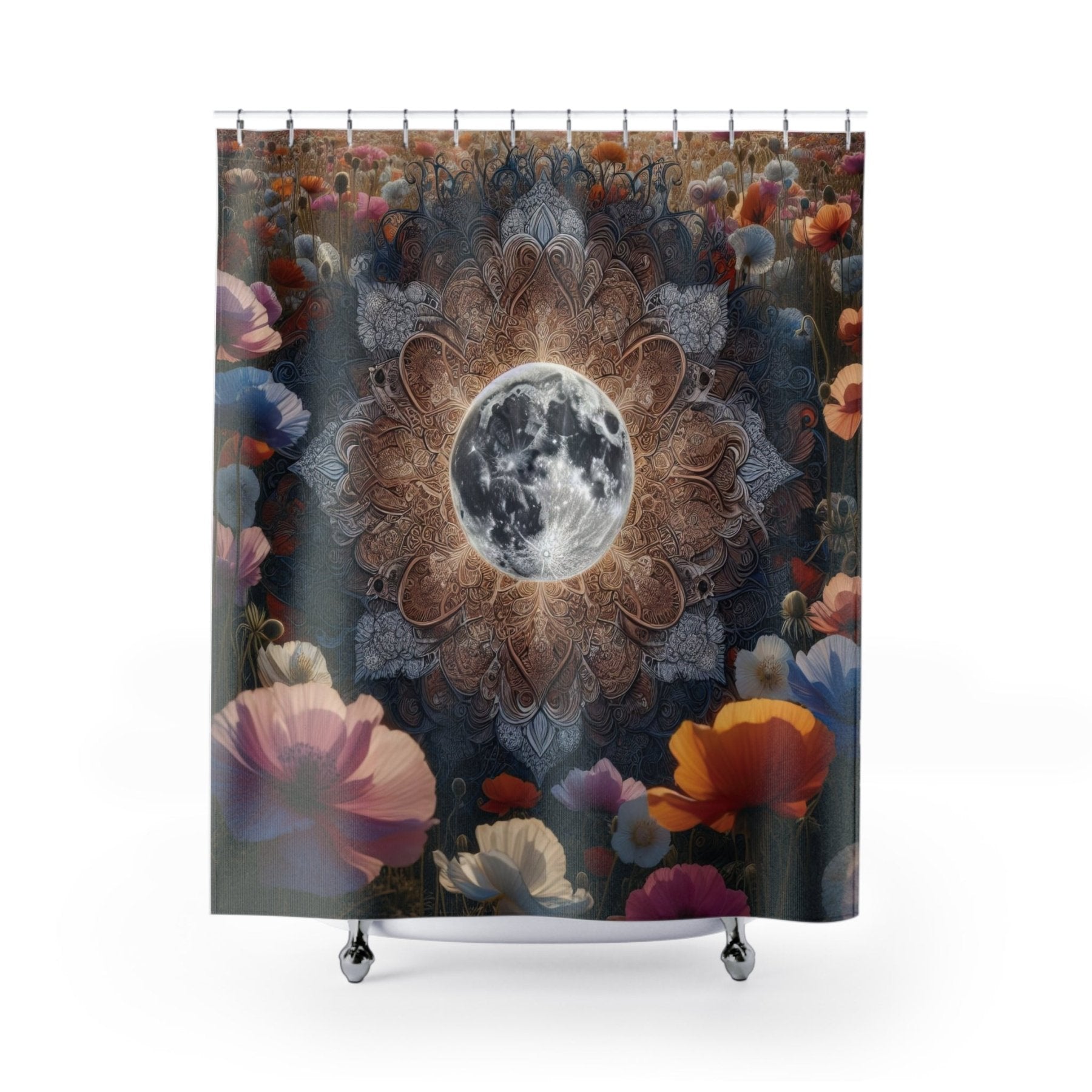 Shower Curtain, Moon [18] - Janlyn's Crafts