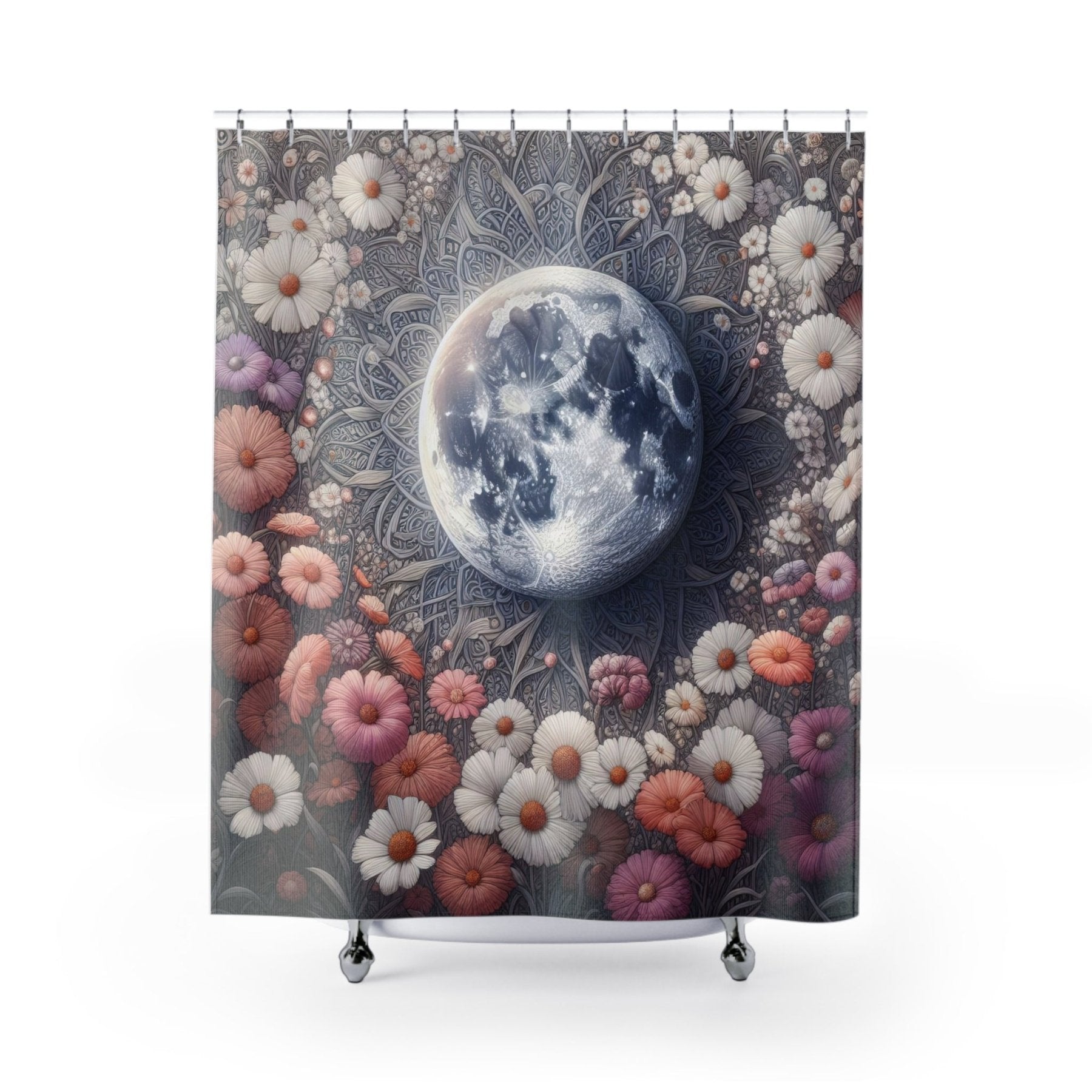 Shower Curtain, Moon [8] - Janlyn's Crafts