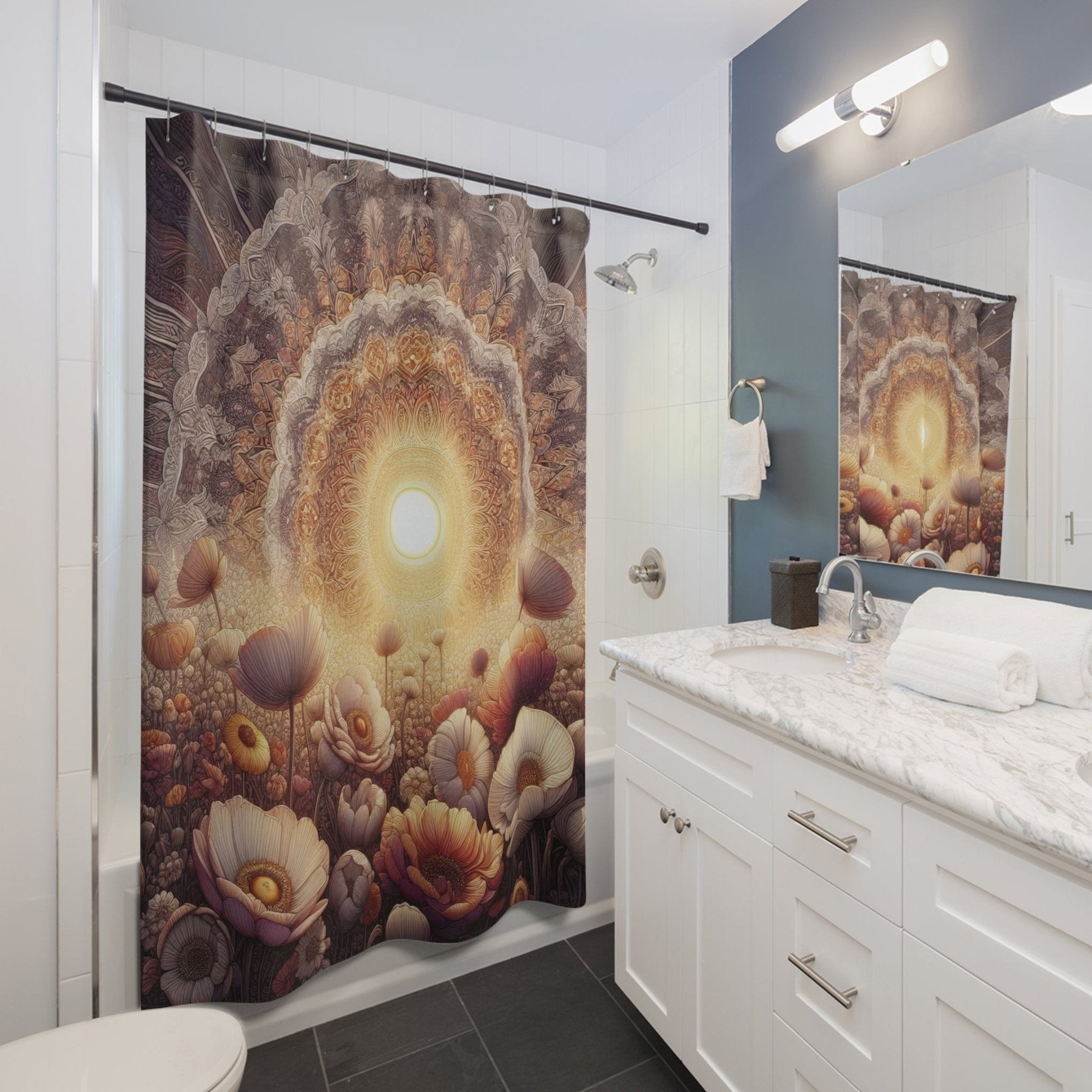 Shower Curtain, Sun [9] - Janlyn's Crafts