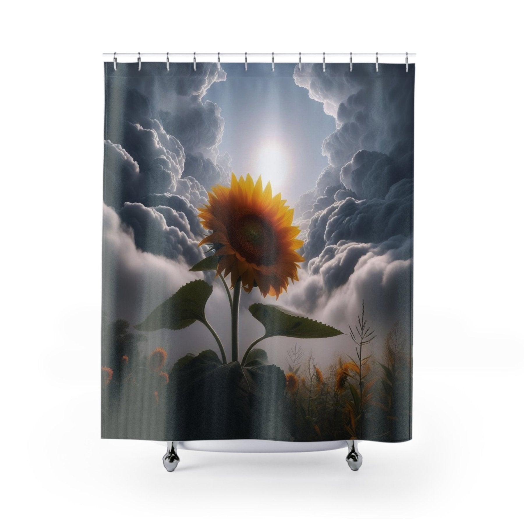 Shower Curtain, Sunflower [10] - Janlyn's Crafts