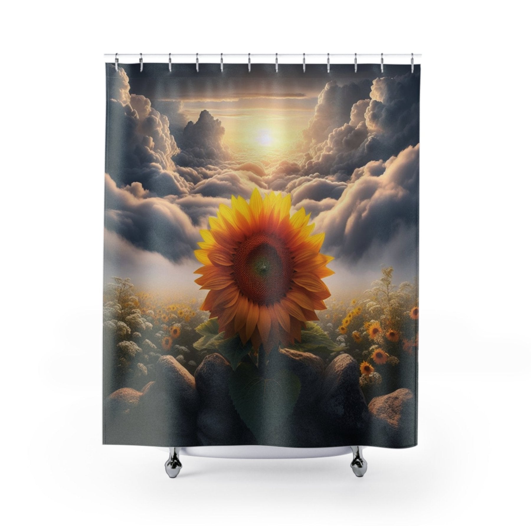 Shower Curtain, Sunflower [11] - Janlyn's Crafts