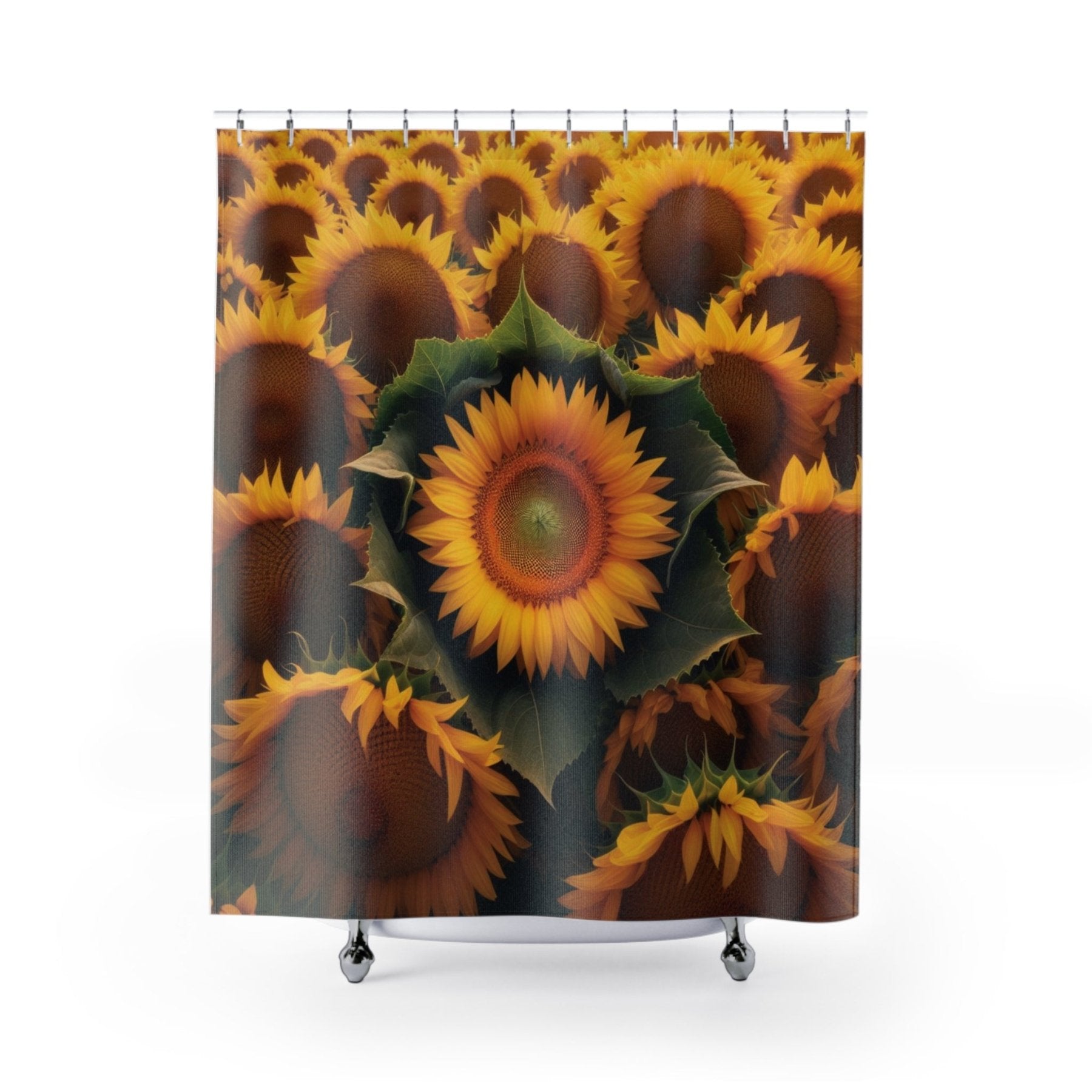 Shower Curtain, Sunflower [14] - Janlyn's Crafts