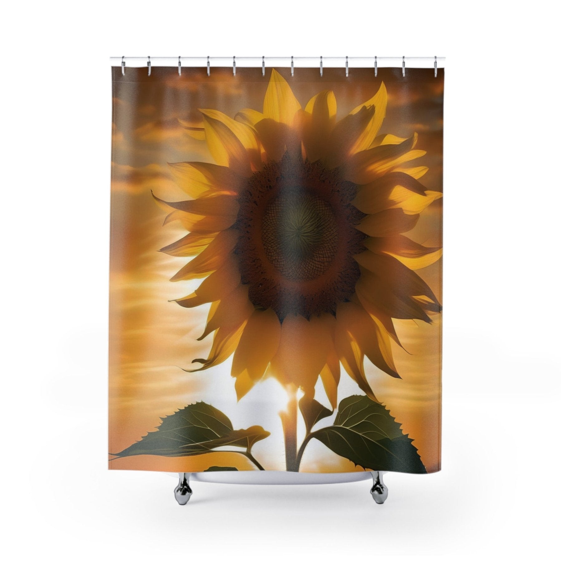 Shower Curtain, Sunflower [17] - Janlyn's Crafts